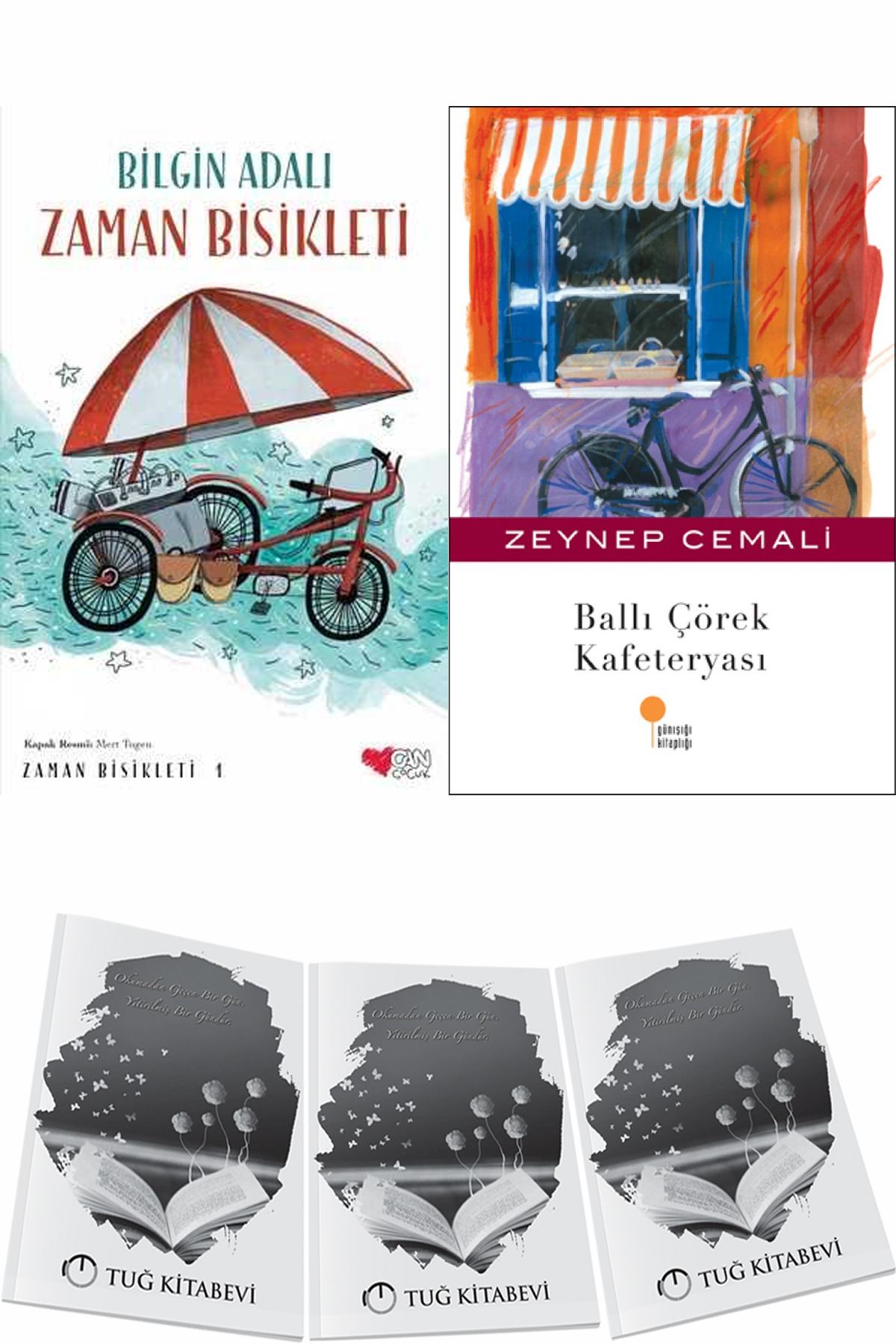 Can Yayınları Zaman Bisikleti 1 ve Ballı Çörek Kafeteryası + Hediyeli