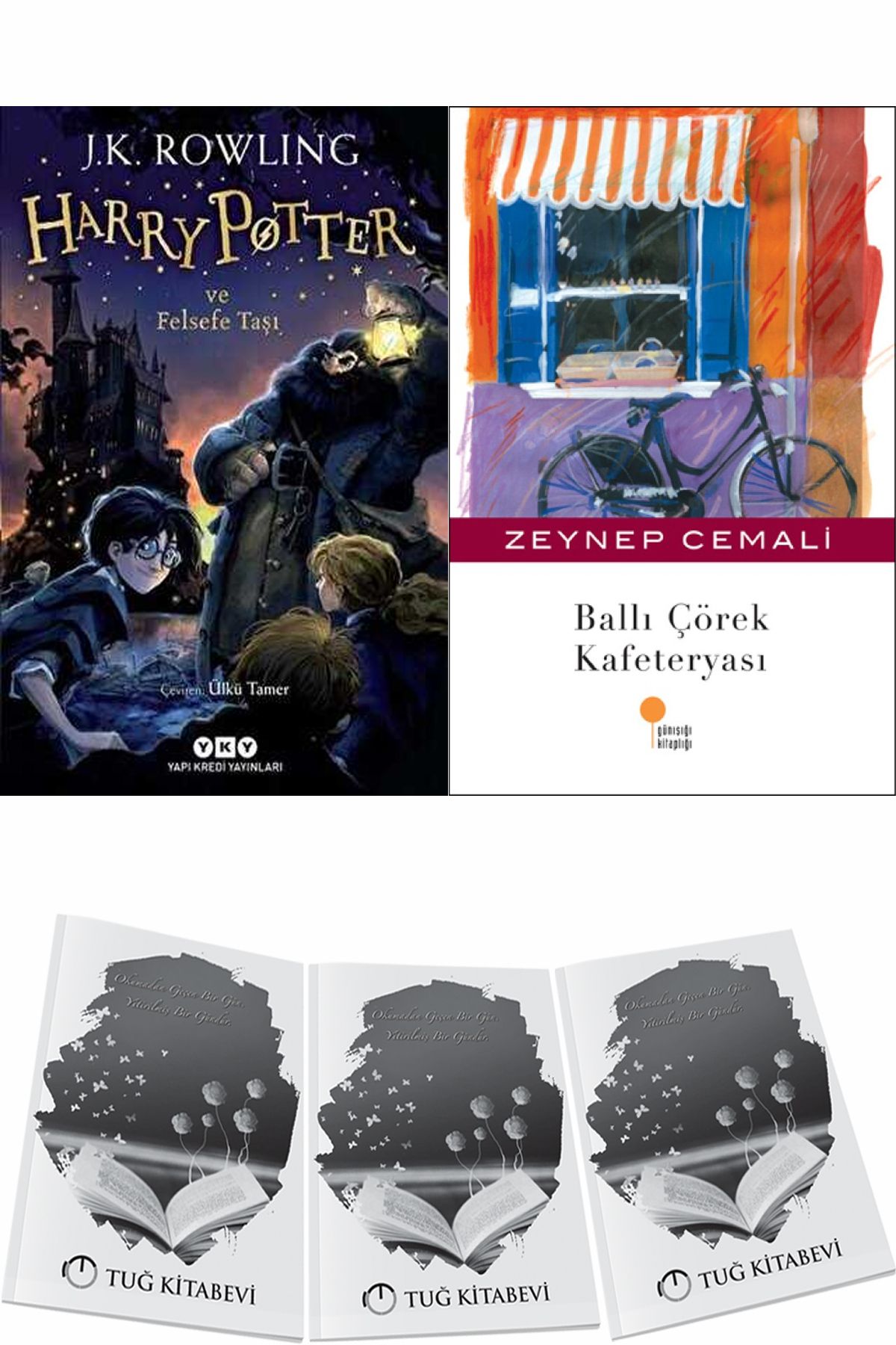 Yapı Kredi Yayınları Harry Potter ve Felsefe Taşı ve Ballı Çörek Kafeteryası + Hediyeli