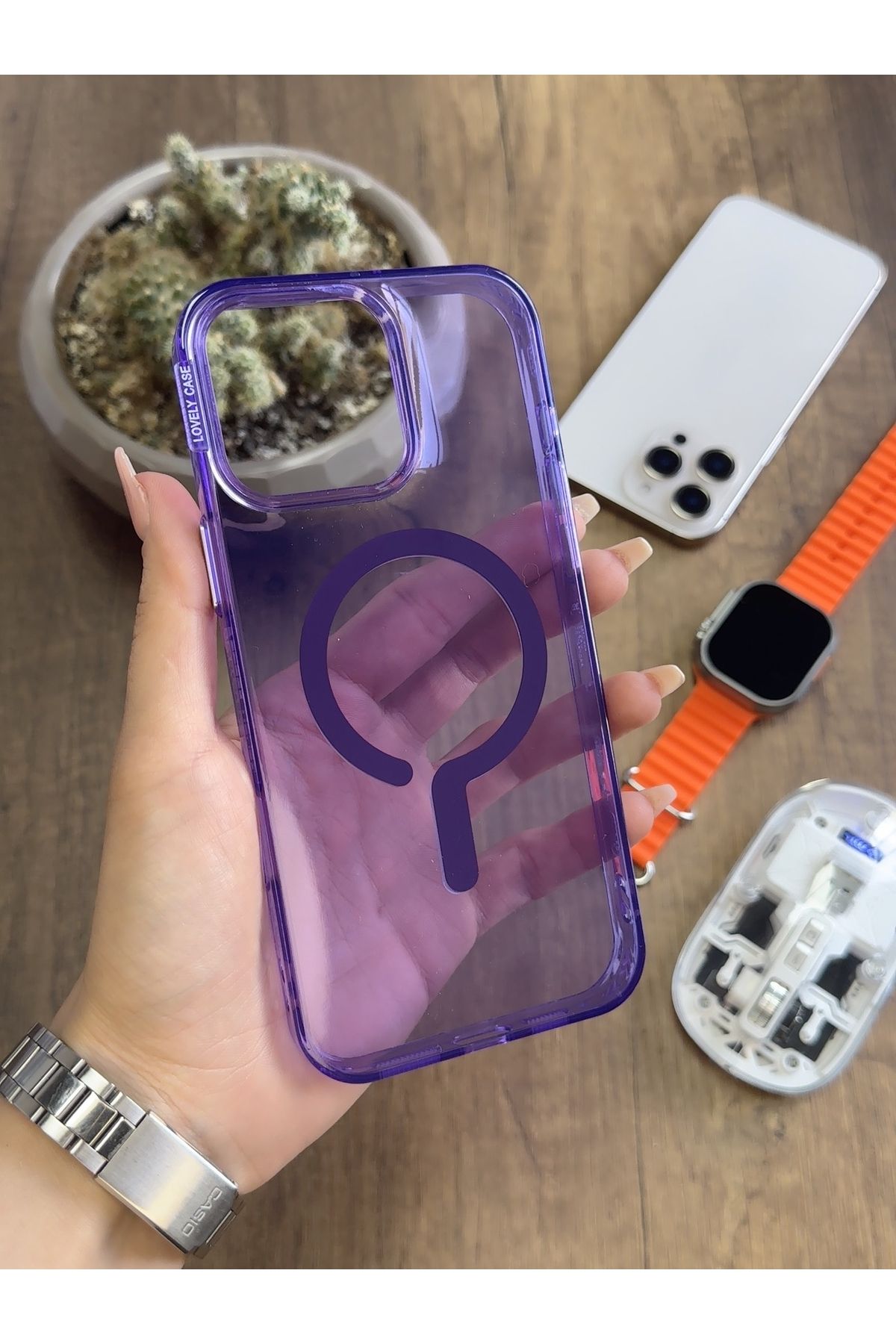 MTL iPhone 14 Pro Max MagSafe Uyumlu Silikon Kılıf Soocase661