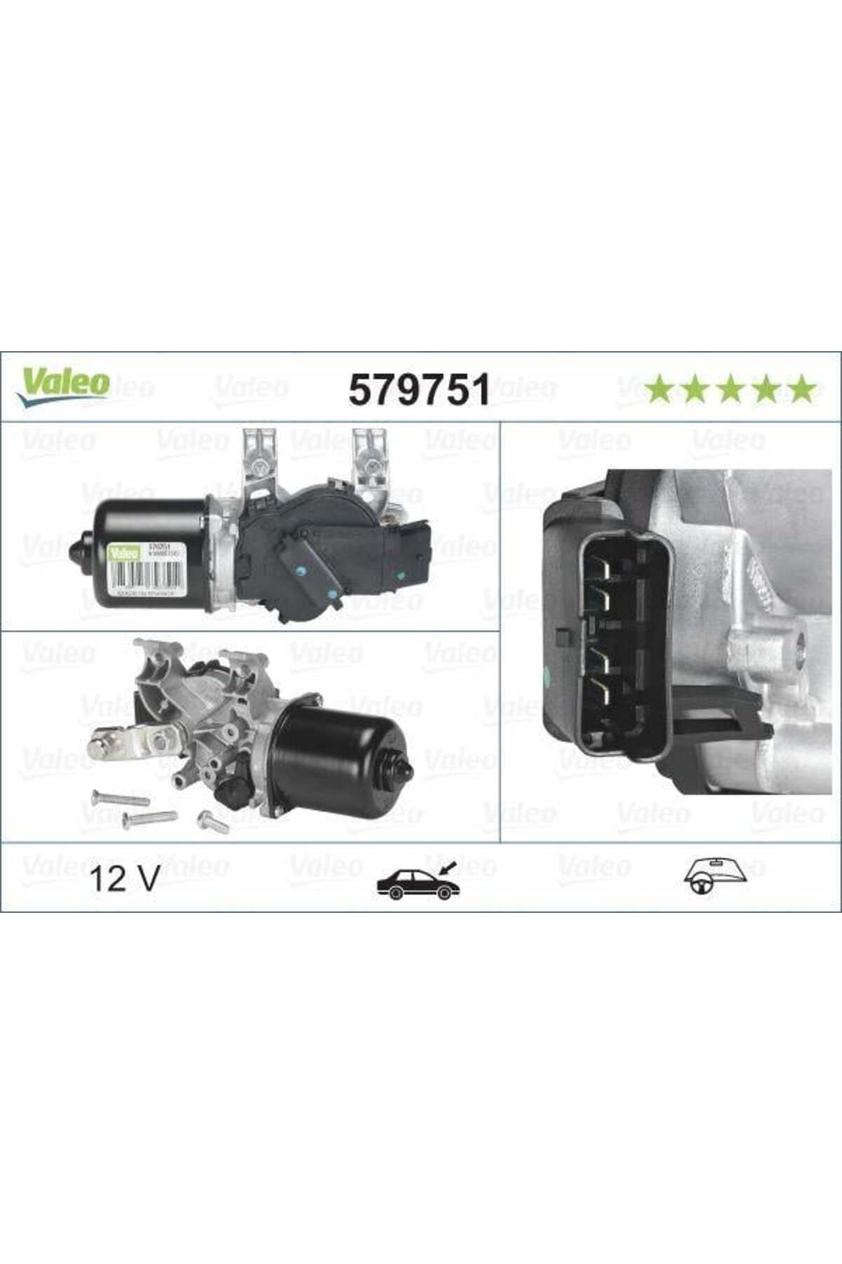 VALEO SİLECEK MOTORU ÖN NISSAN QASHQAI 07