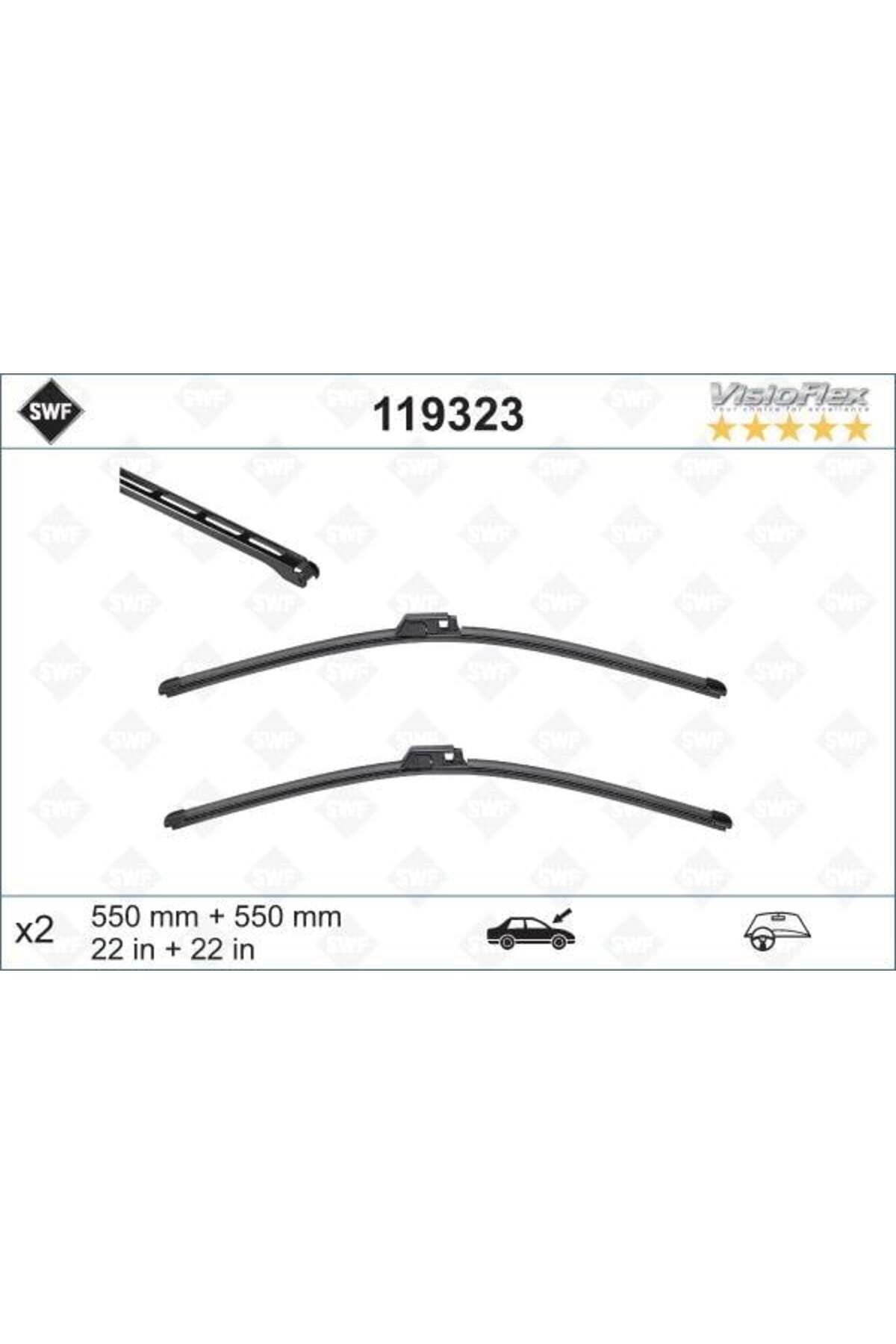 VALEO SİLECEK SÜPÜRGESİ ÖN A4-A6 550 x 550 mm