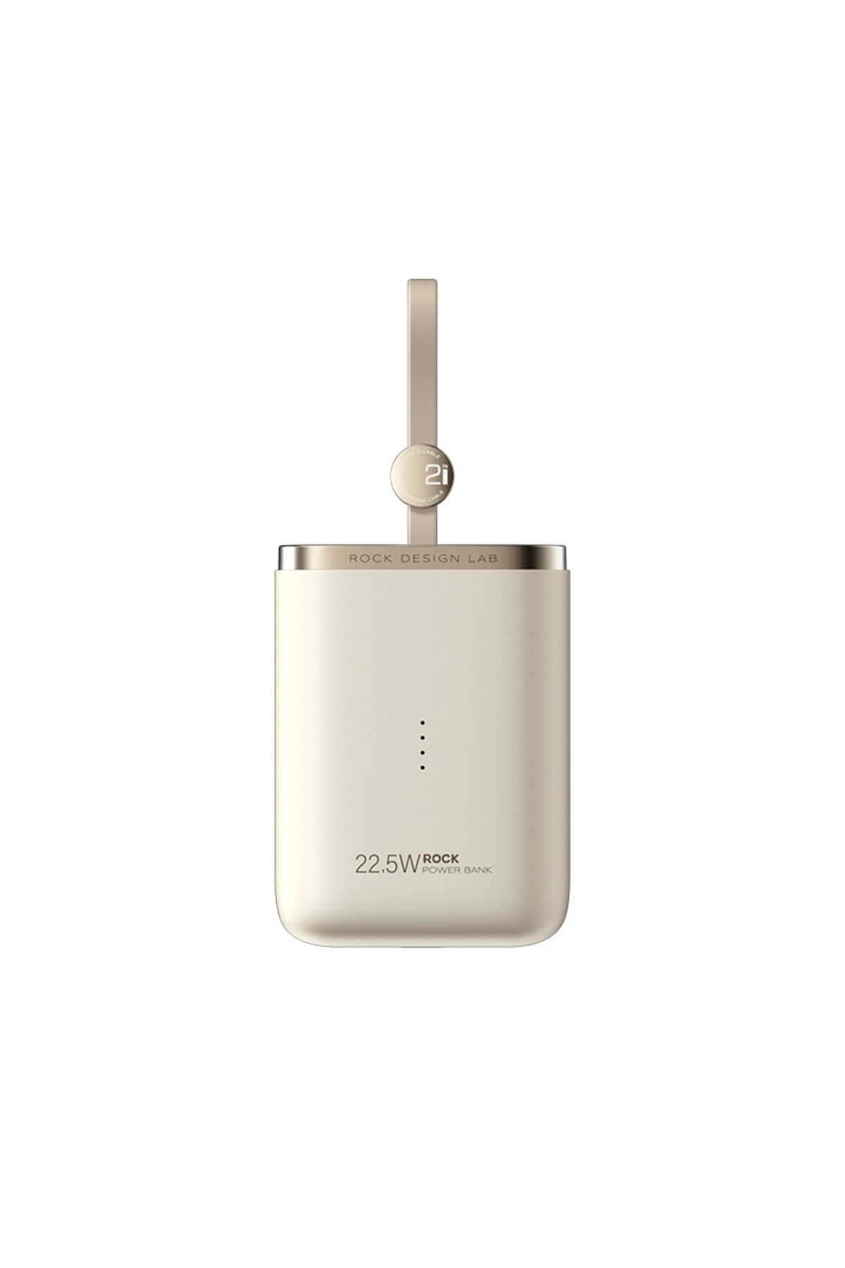 Rock PowerSack PD 22.5W 10000 mAh. 3 in 1 Type-C Lightning Power Bank
