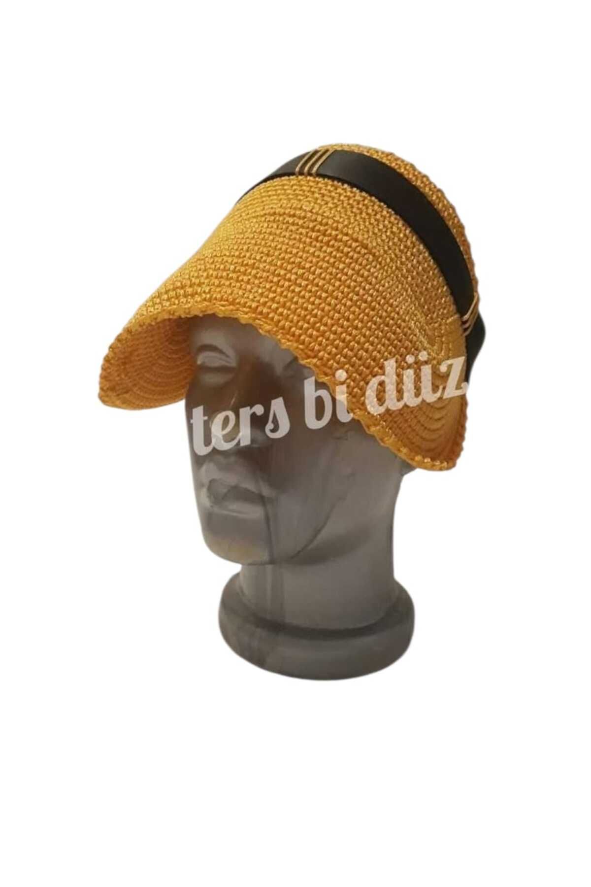 bi ters bi düz ELÖRGÜSÜ VİZÖR ŞAPKA