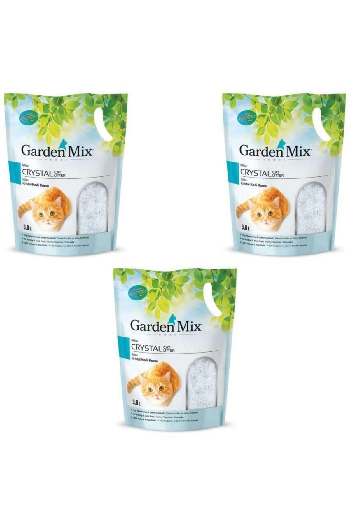 Elioure Garden Mix Kokulu Silika Kedi Kumu 3.8 Lt X 3 Adet