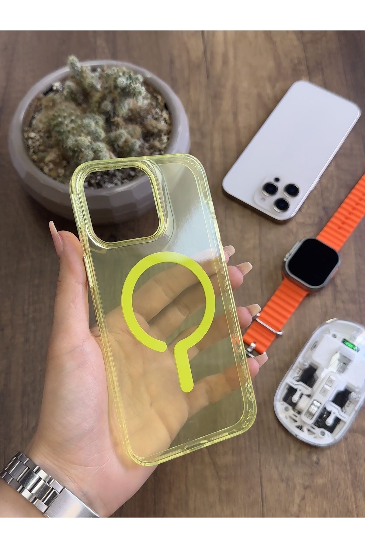 MTL iPhone 15 Pro Max MagSafe Uyumlu Silikon Kılıf Soocase661