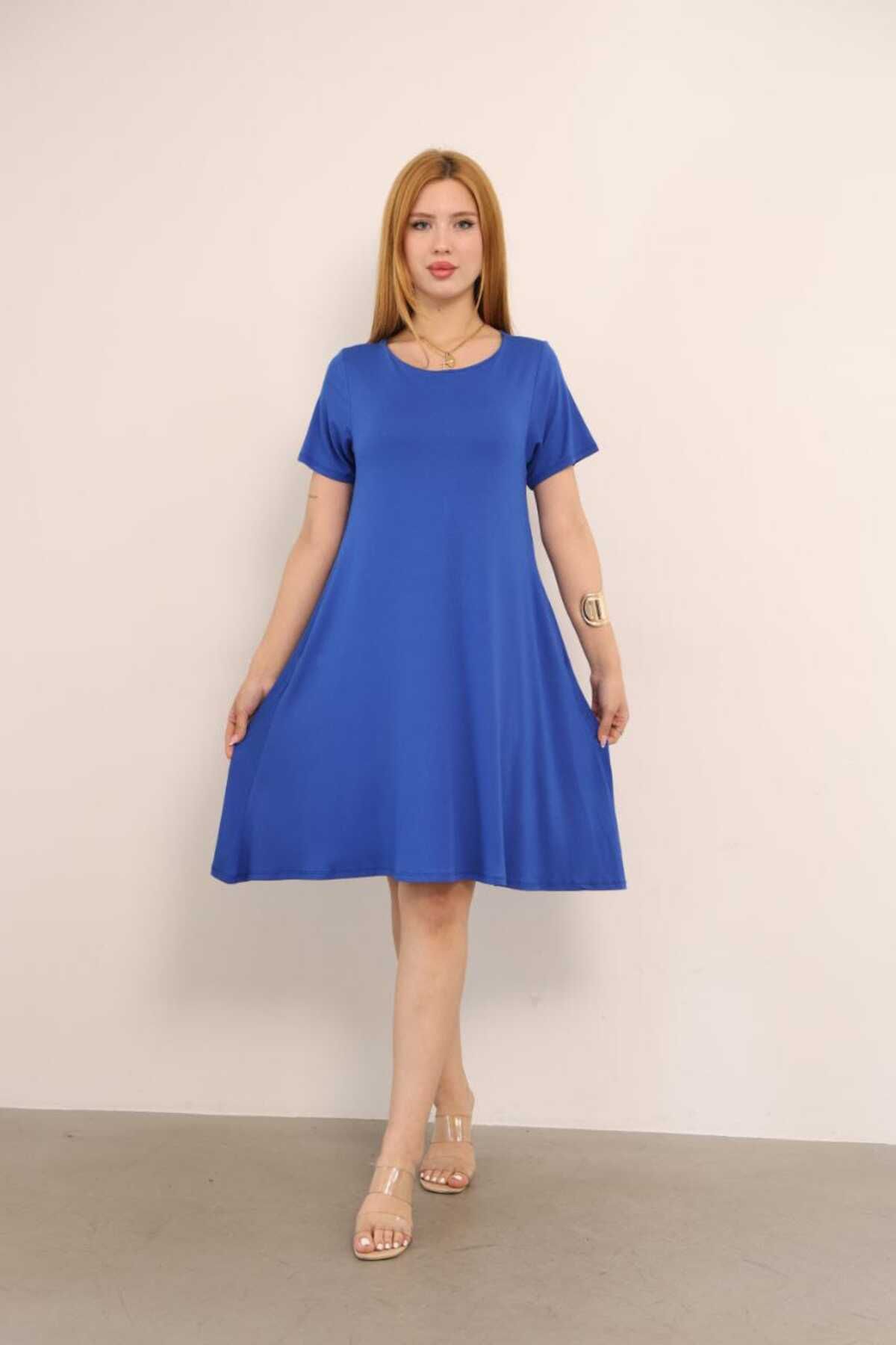 newmisal KISA VİSKON ELBİSE