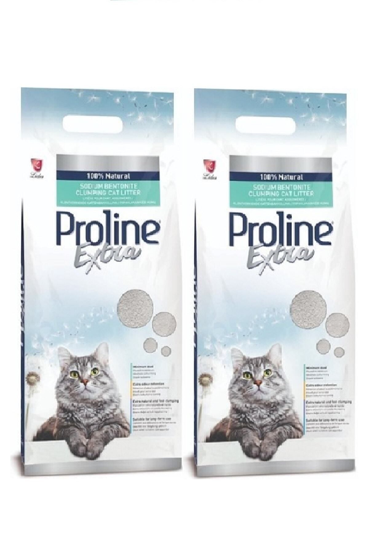 Elioure Extra Sodium Bentonit Gri Topaklanan Kedi Kumu 10 lt x 2 Adet