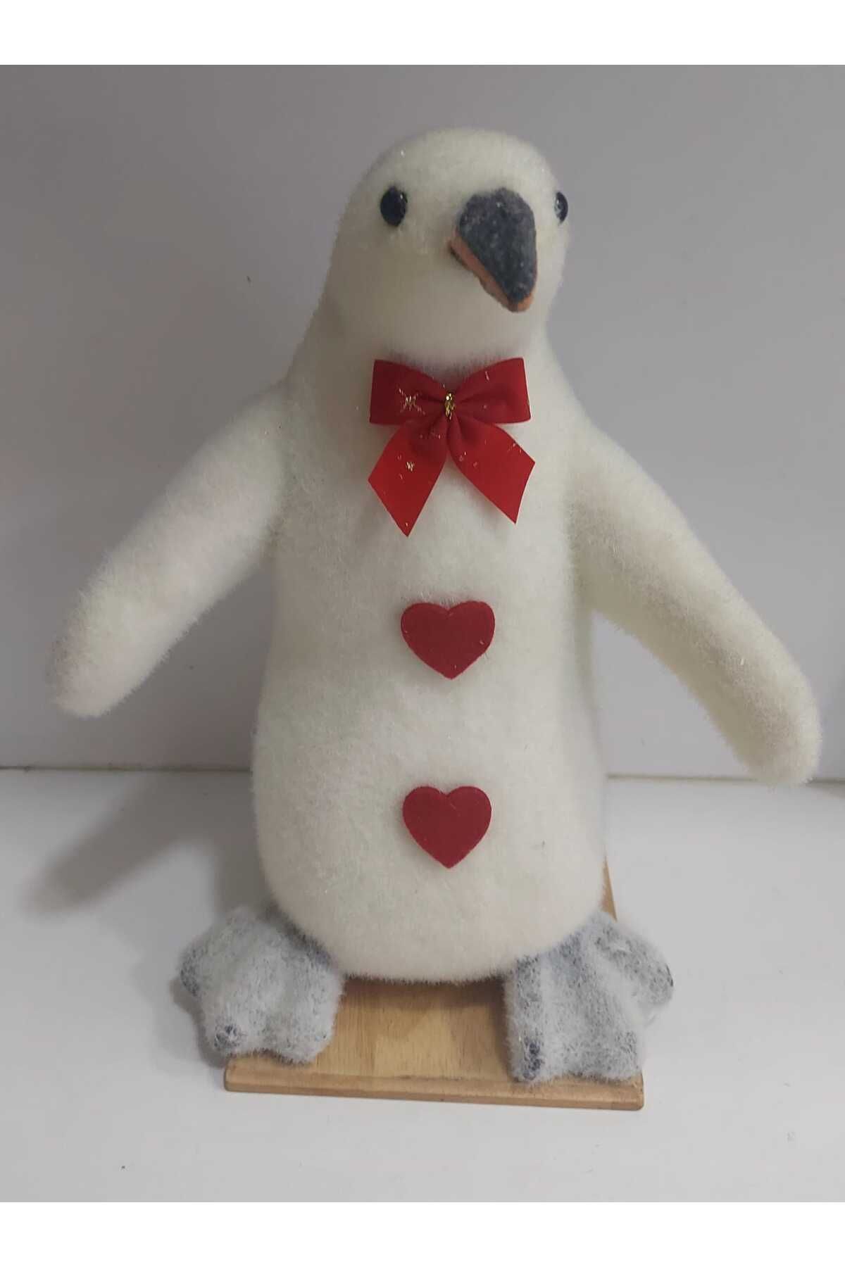 Elioure Beyaz Büyük Yılbaşı Noel Kış Yeni Yıl Penguen 1 Adet