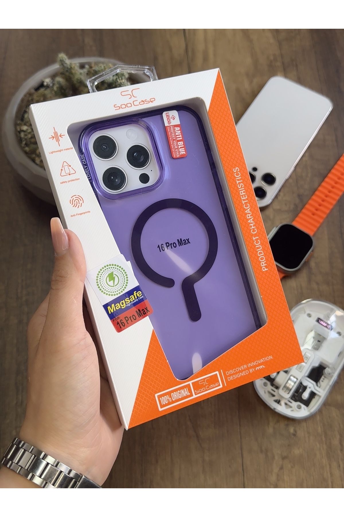 MTL iPhone 16 Pro Max MagSafe Uyumlu Silikon Kılıf Soocase661