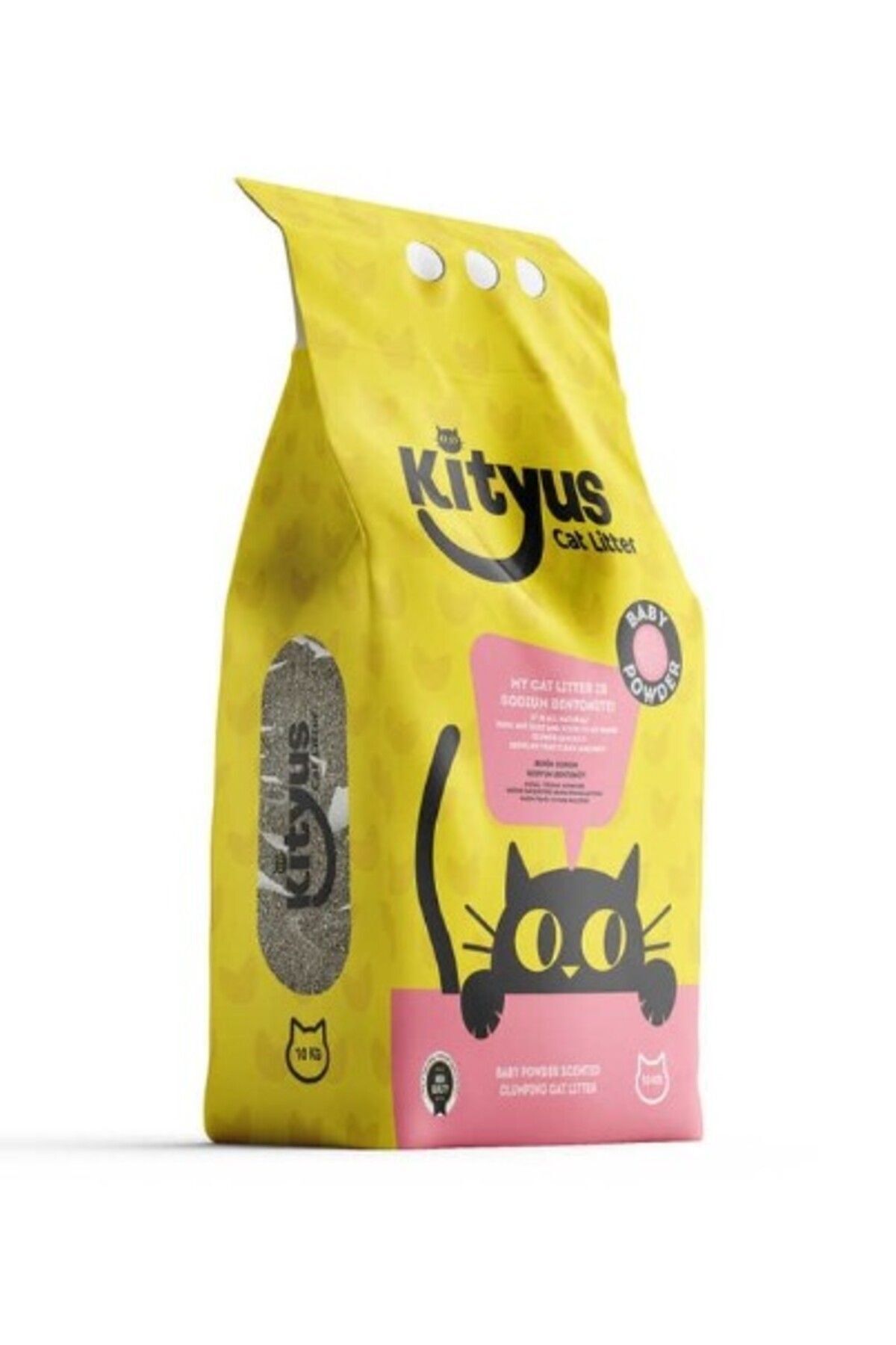Elioure Bebek Pudralı 10 Lt Sodyum Bentonit Kedi Kumu