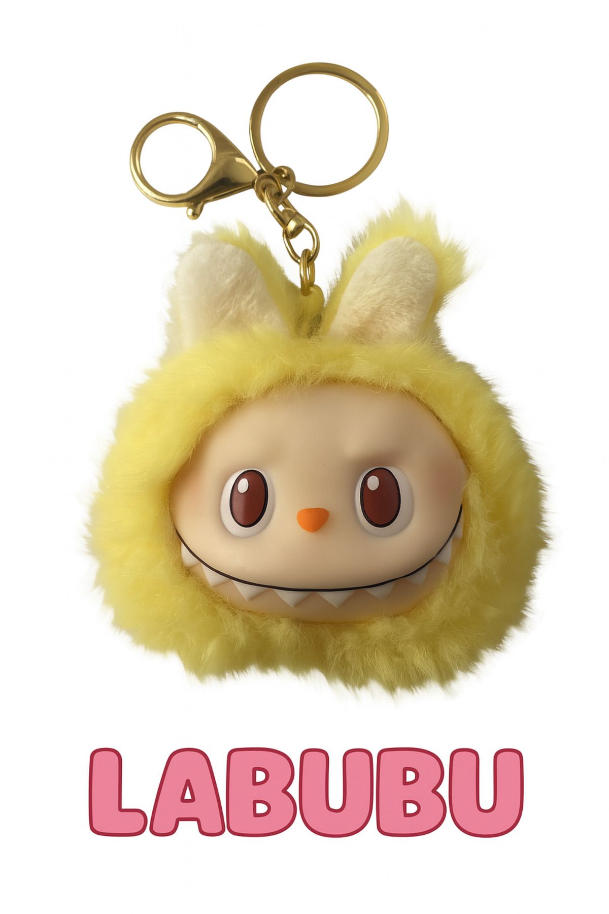 TOYFEST Labubu Peluş Anahtarlık Çanta Şüsü - MODEL 4 - Soft Mor