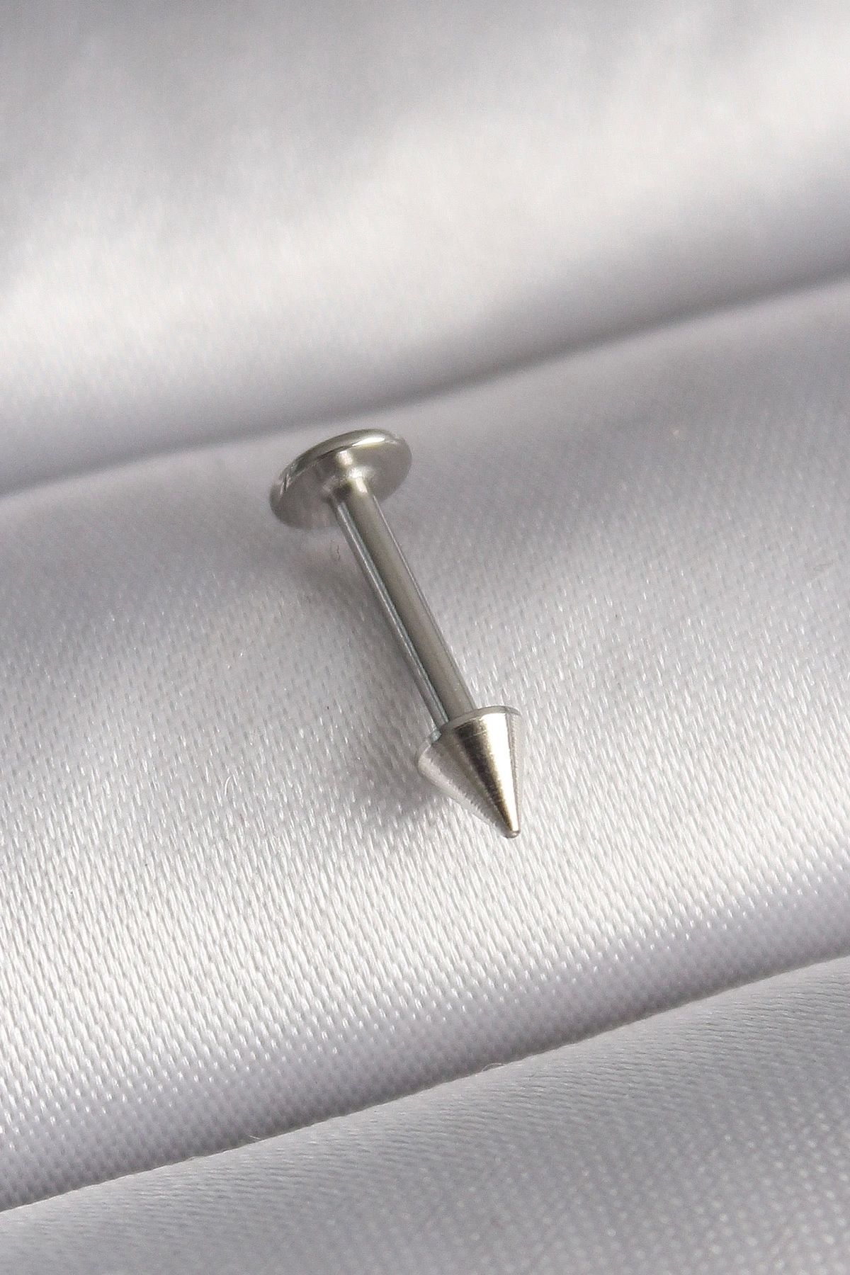 shopwave 316L Çelik Gümüş Renk Çivi Model Piercing