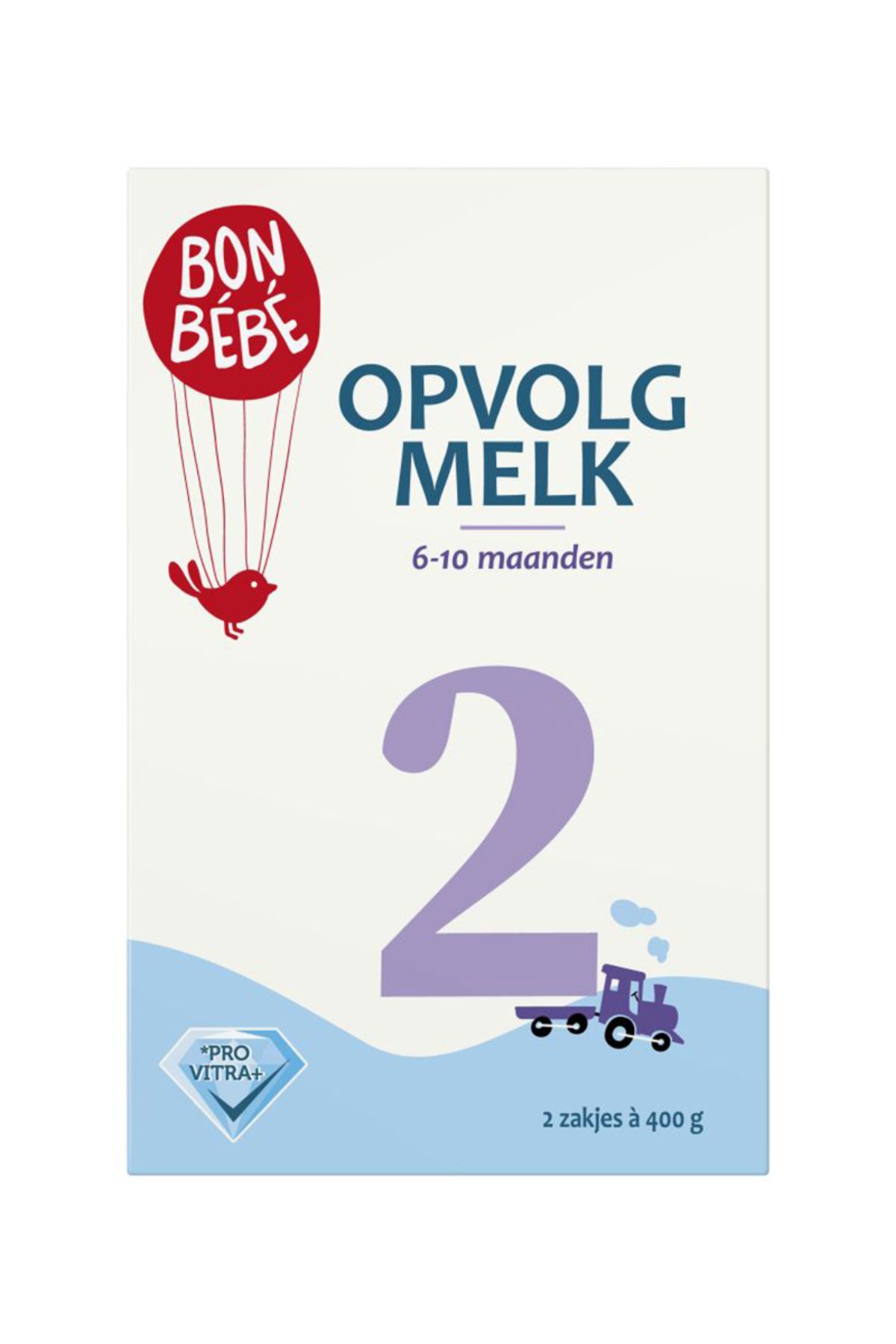 Bon Bebe-Lapte praf de continuare, Bon Bebe no 2, cu ProVita+, 800 g, 6-10 luni 1