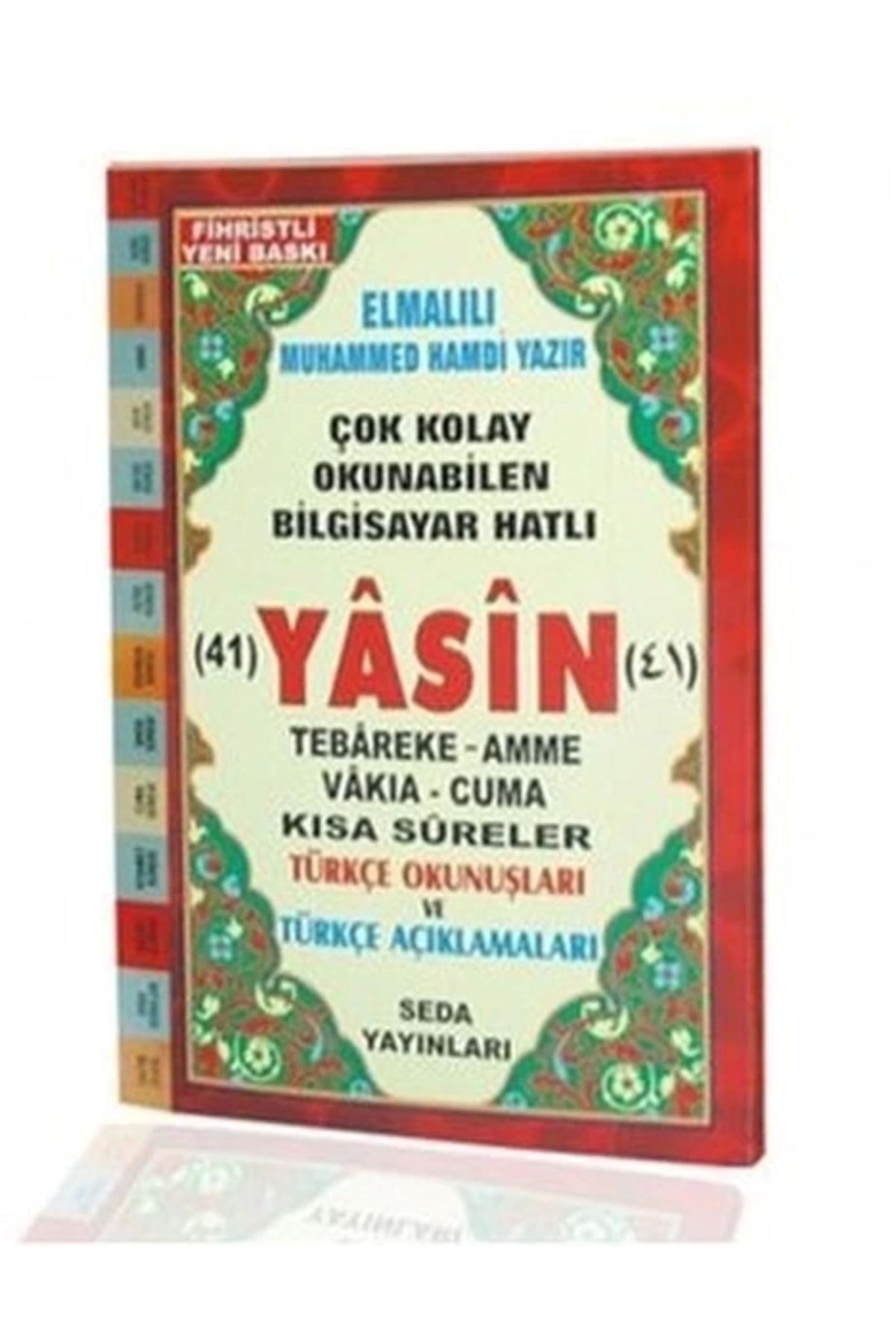 Seda Yayınları Yasin Tebareke Amme Türkçe Okunuş ve Meali Orta Boy