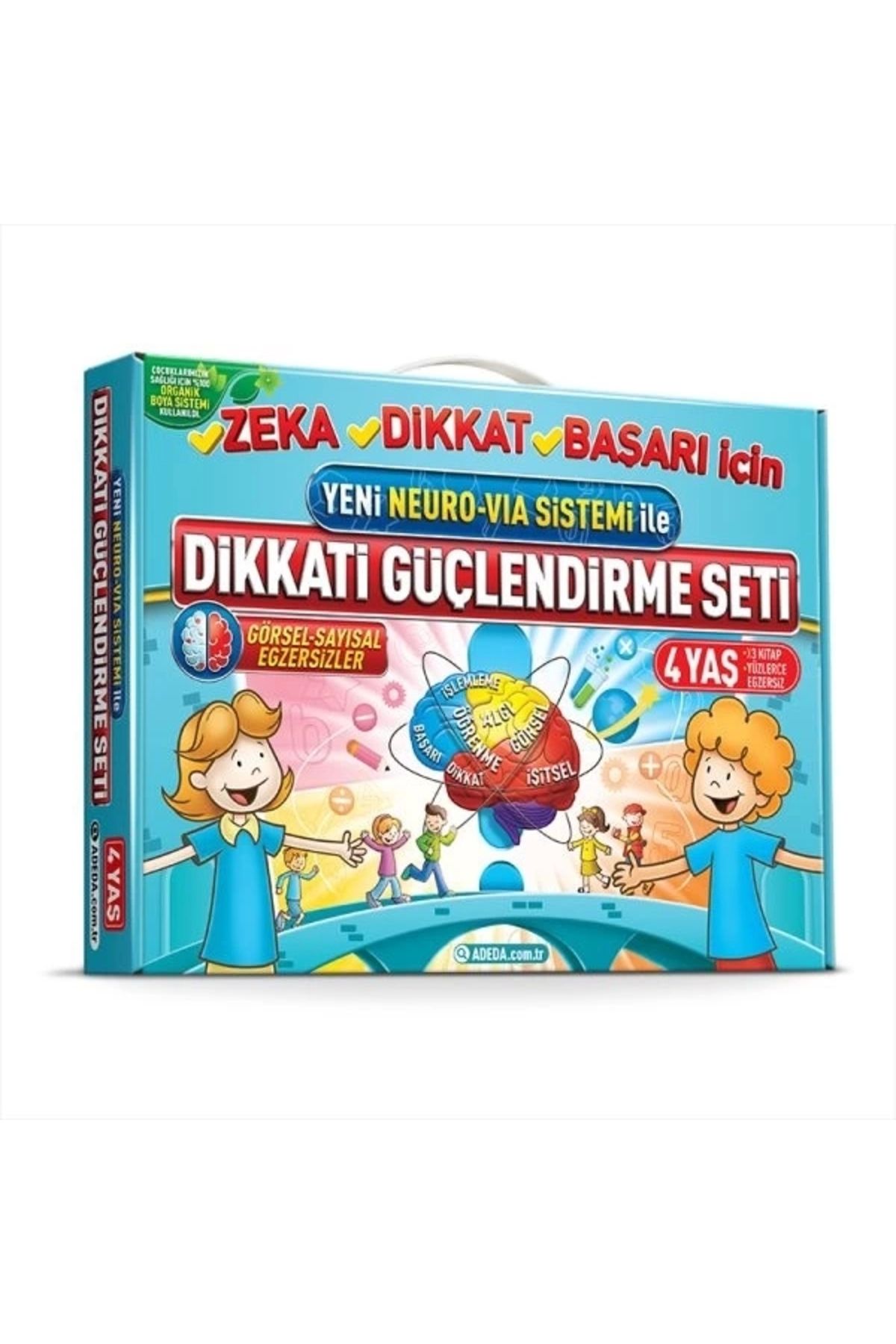 Adeda Yayıncılık Dikkati Güçlendirme Seti - Anasınıfı – 4 Yaş Neuro-Via