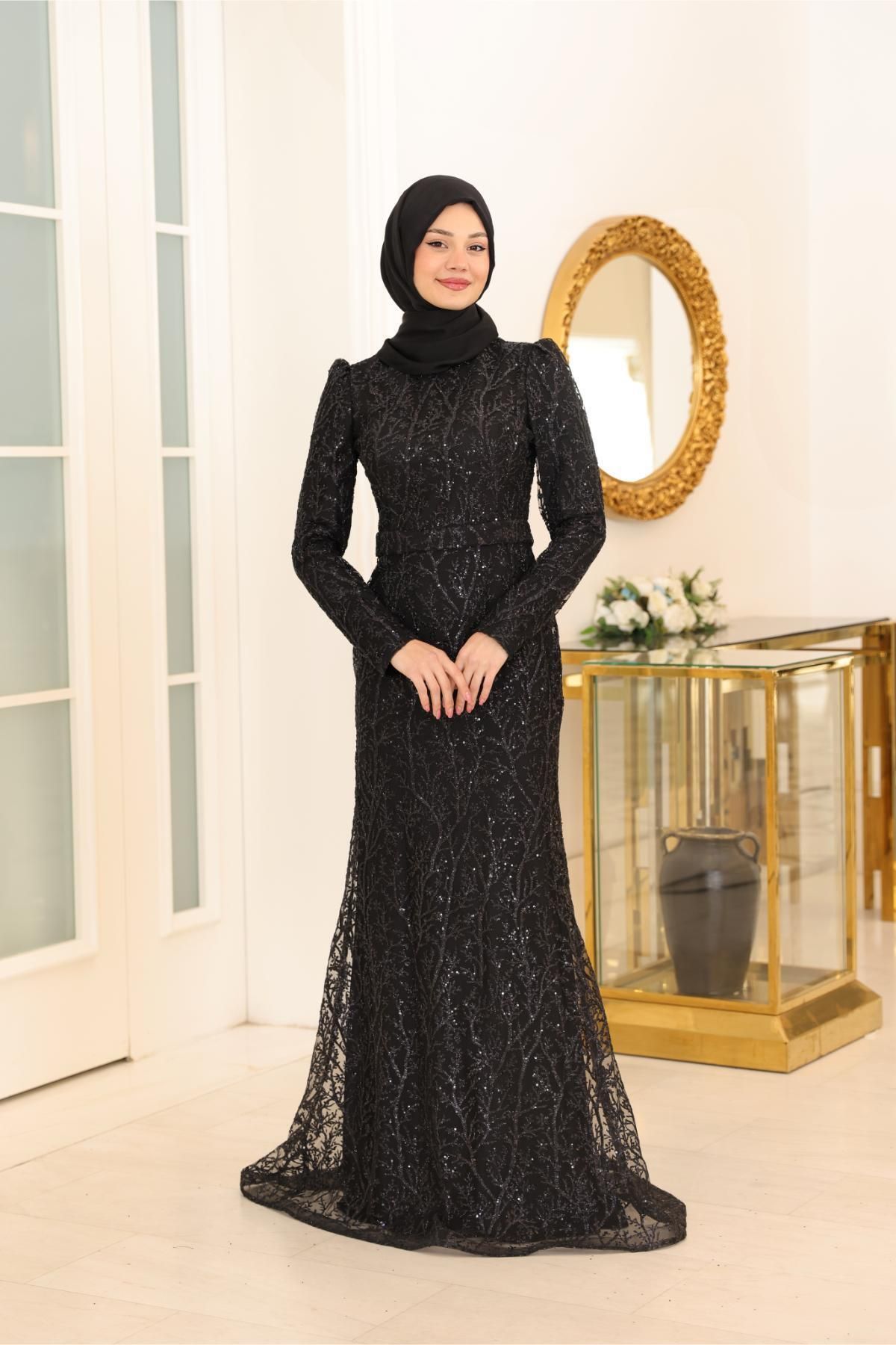 Modaviki Tuana Abiye Siyah SN92