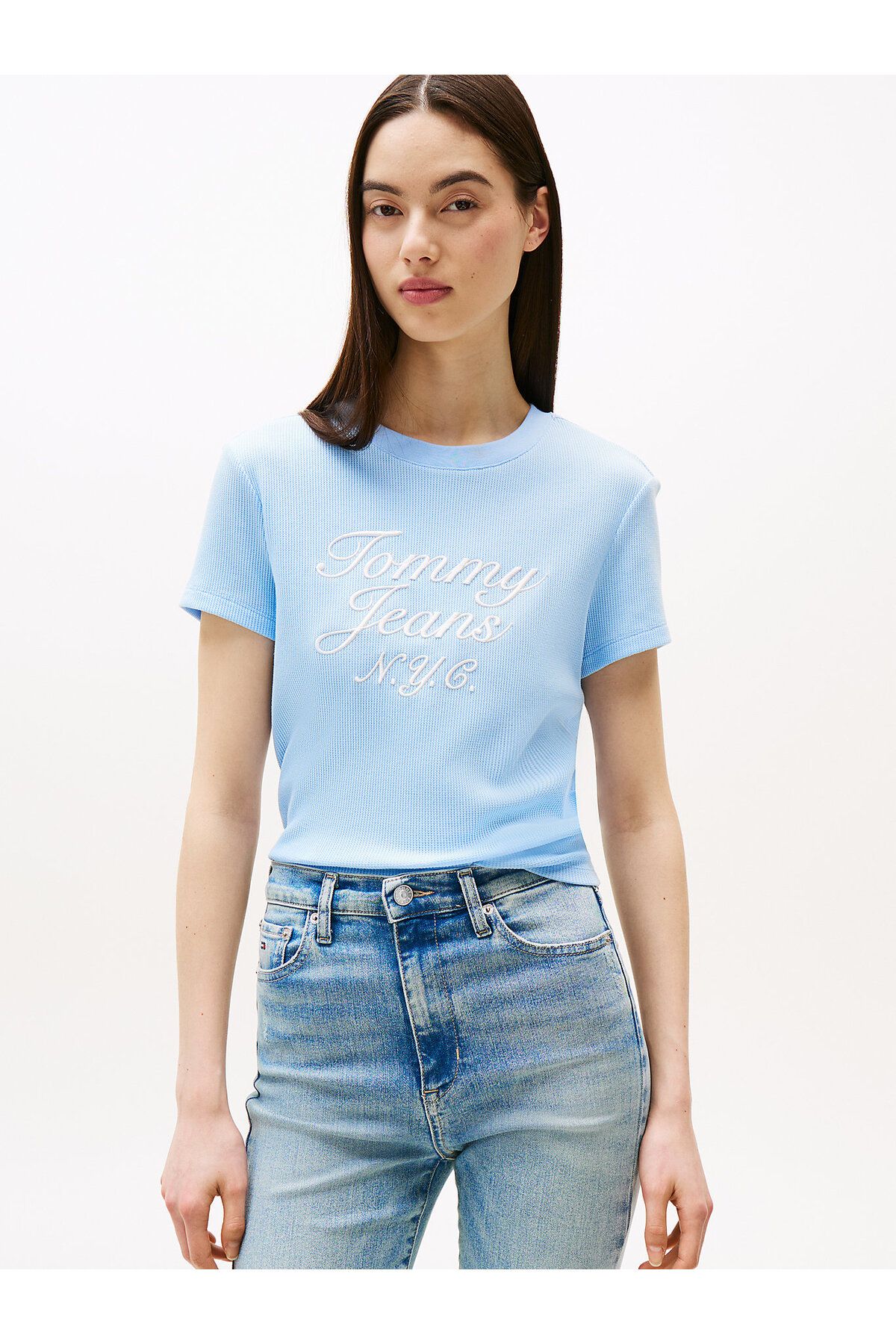 Tommy Hilfiger Varsity Waffle Knit Slim T-Shirt