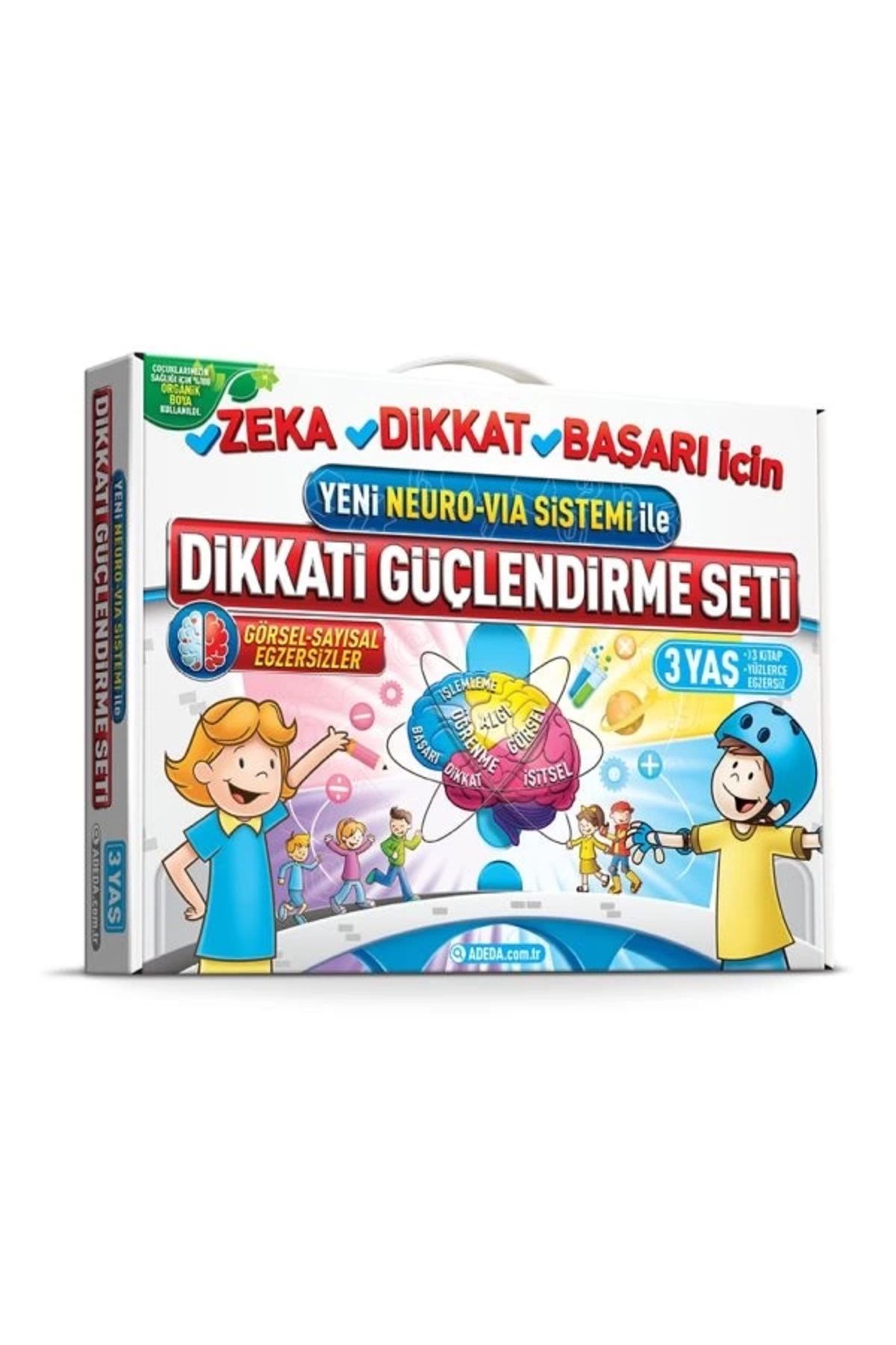 Adeda Yayıncılık Dikkati Güçlendirme Seti Anasınıfı – 3 Yaş Neuro-Via