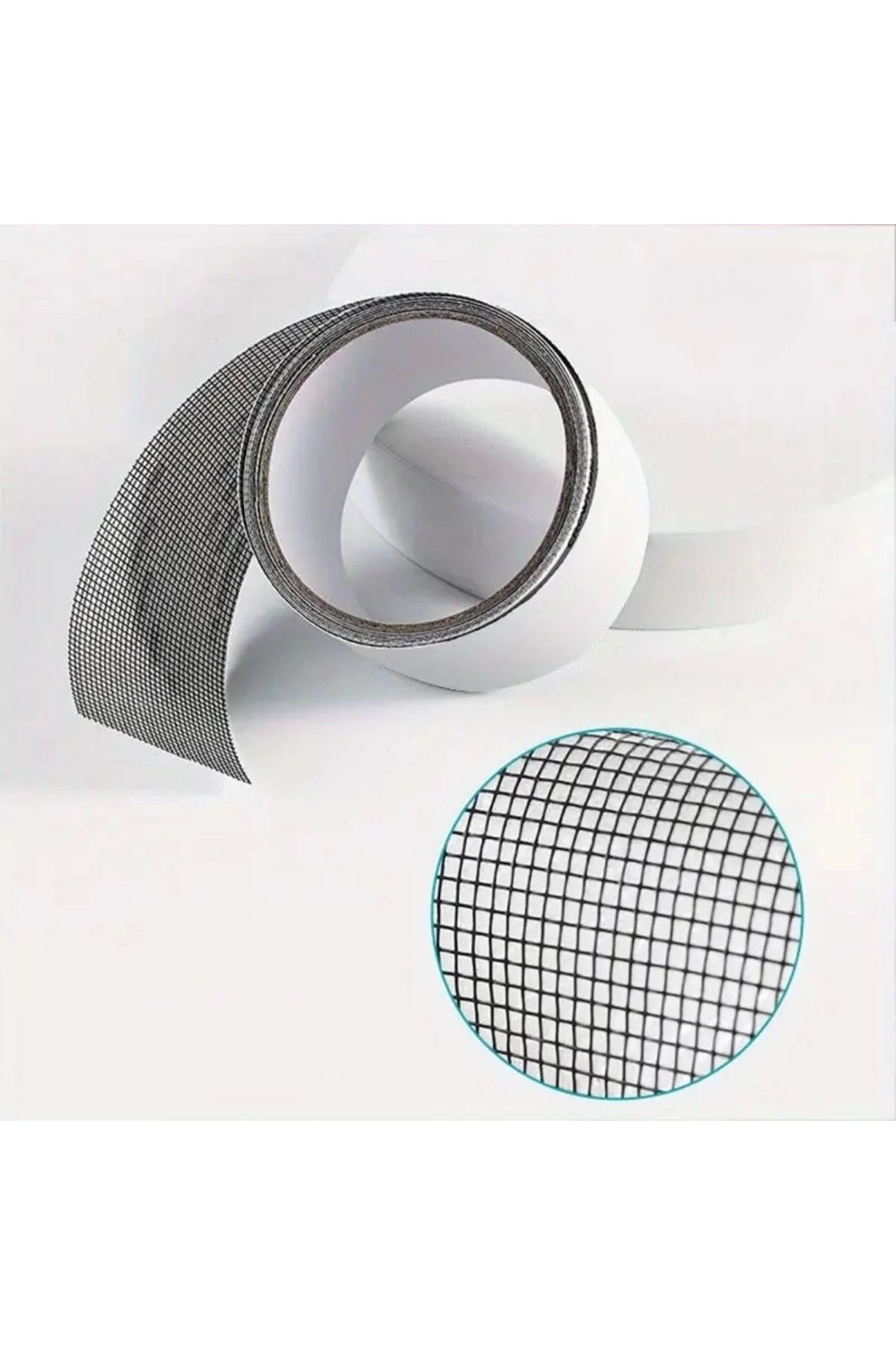 Modafiks Güçlü Yapışkanlı Pencere Tamir Bandı, Böcek Önleyici Yama Bandı 2 Mt X 5 Cm