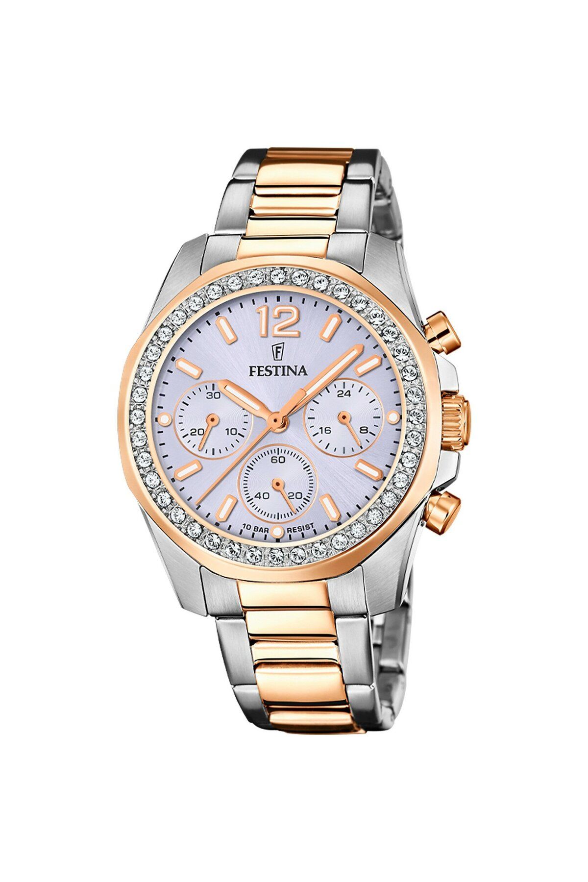 FESTİNA Festina F20608/3 Rainbow Quartz Çelik Rose/Gri 10 ATM 38 mm Kadın Kol Saati
