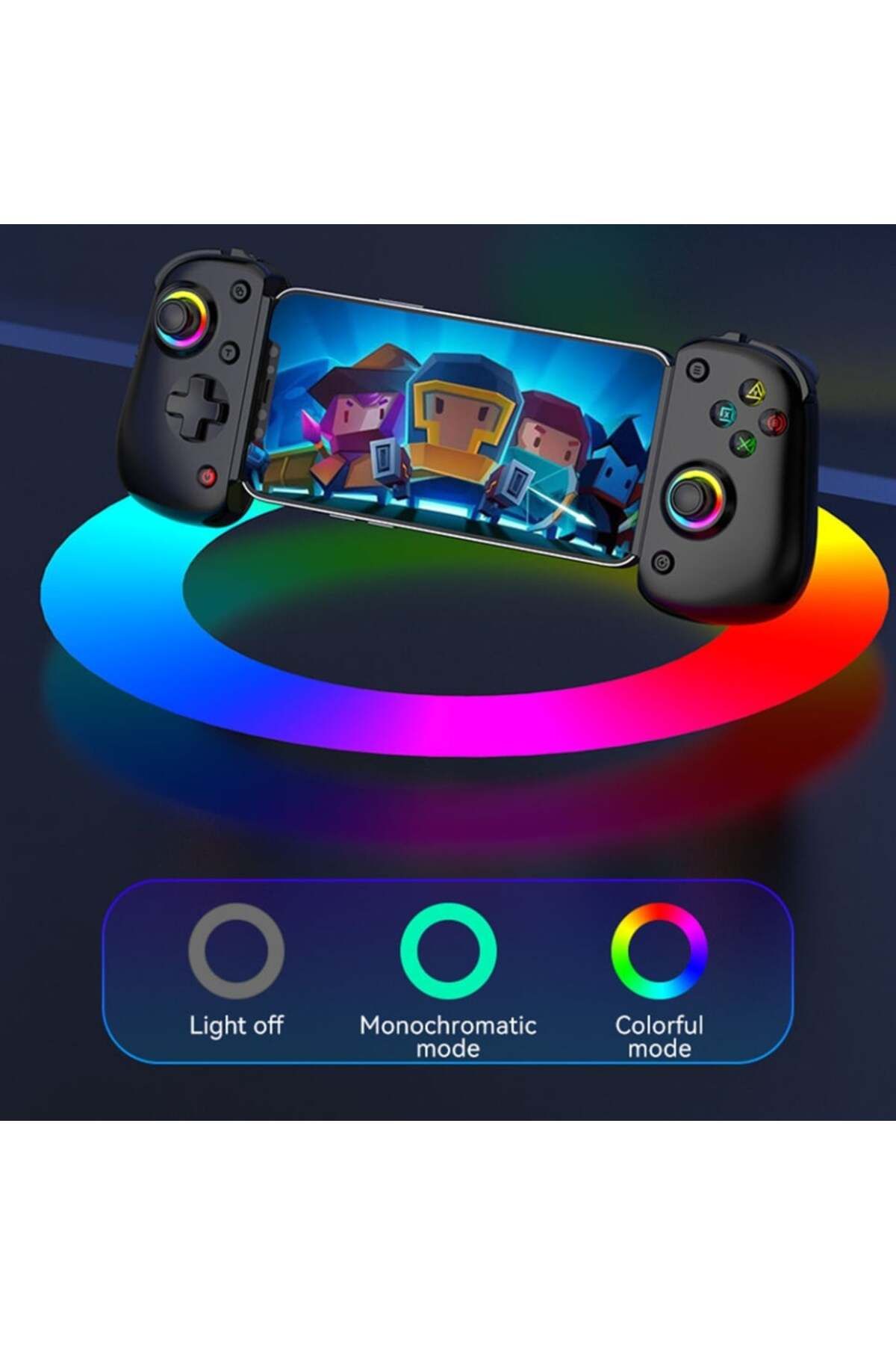 SKYDDAR INNOVATION-Wireless Gamepad BSP-D8 Pro, Compatible Android, iOS, PS4, set with sticker, Black 2