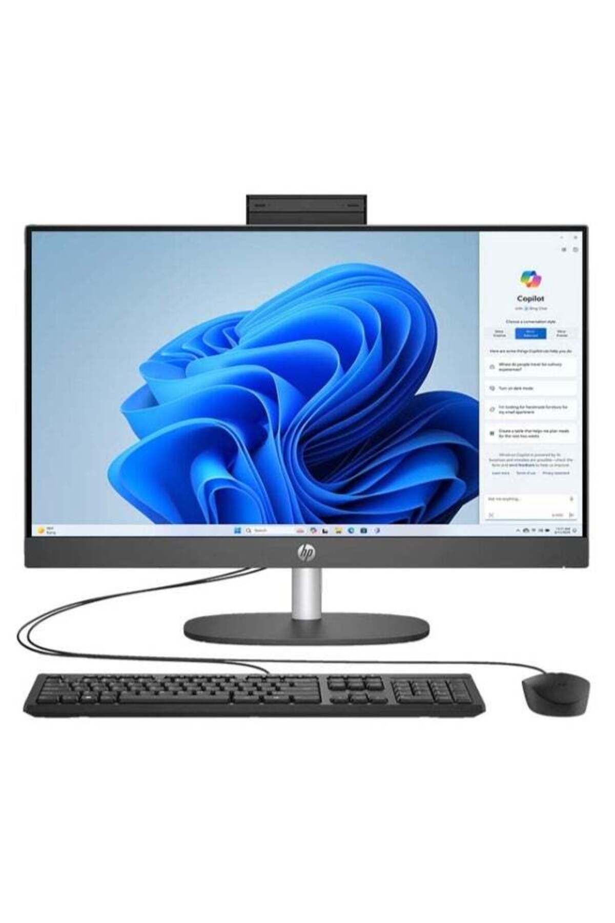 HP-ProOne All in One AIO With 23.8 Inch FULL HD Display IPS, Intel Core i5 1335U Processor/8GB RAM D 1