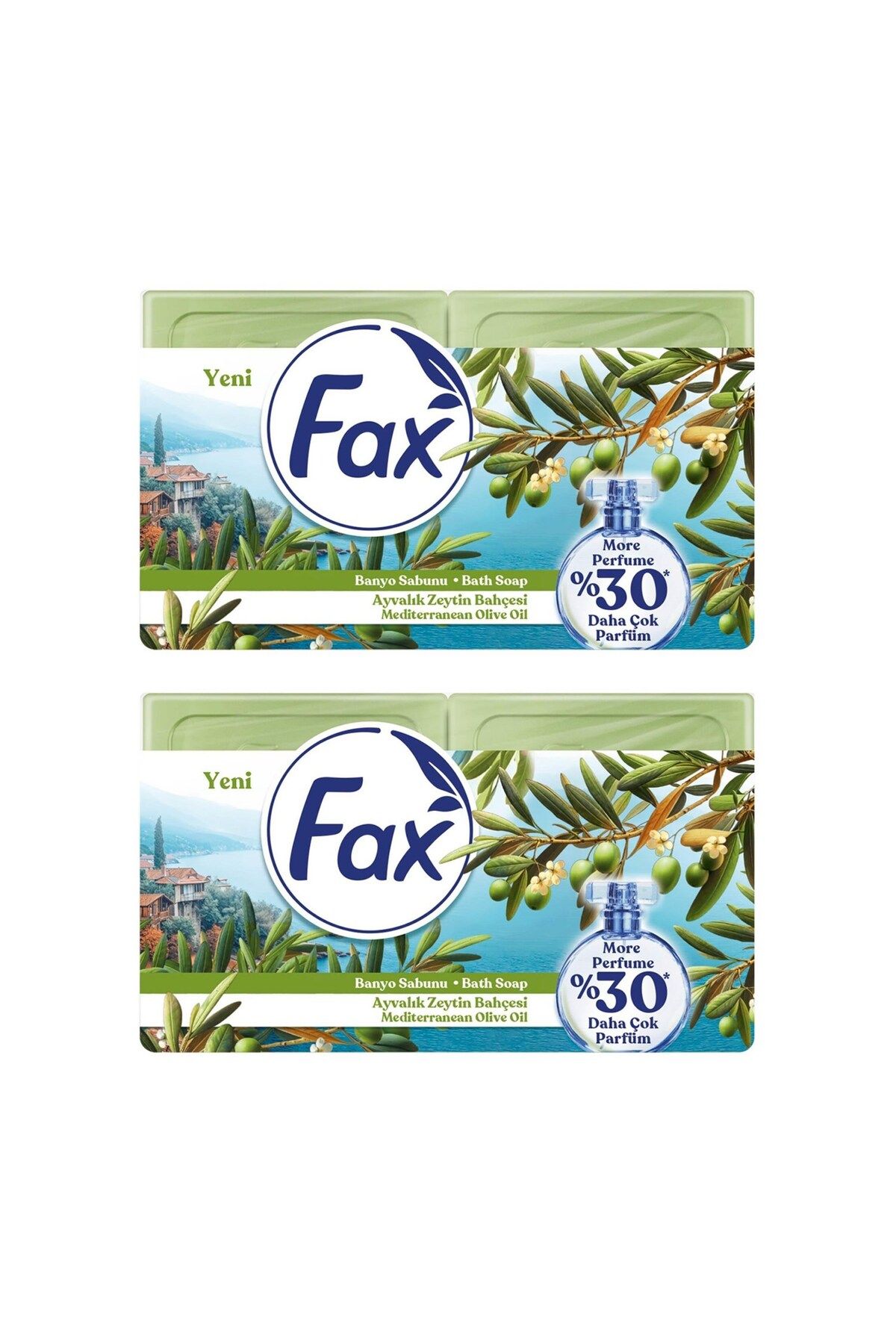 Fax Kalıp Banyo Sabunu 600 gr Ayvalık Zeytin Bahçesi x 2 Adet