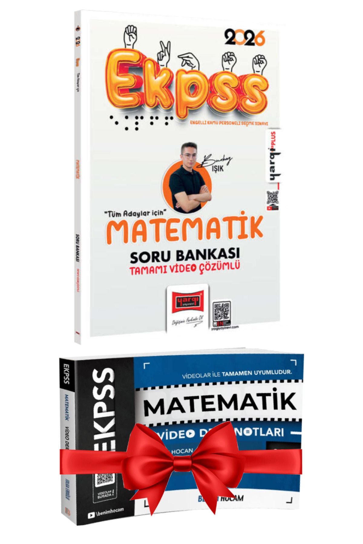 Yargı Yayınları 2026 EKPSS Tüm Adaylar İçin Matematik Tamamı Video Çözümlü Soru Bankası+Hediye Video Ders Notları