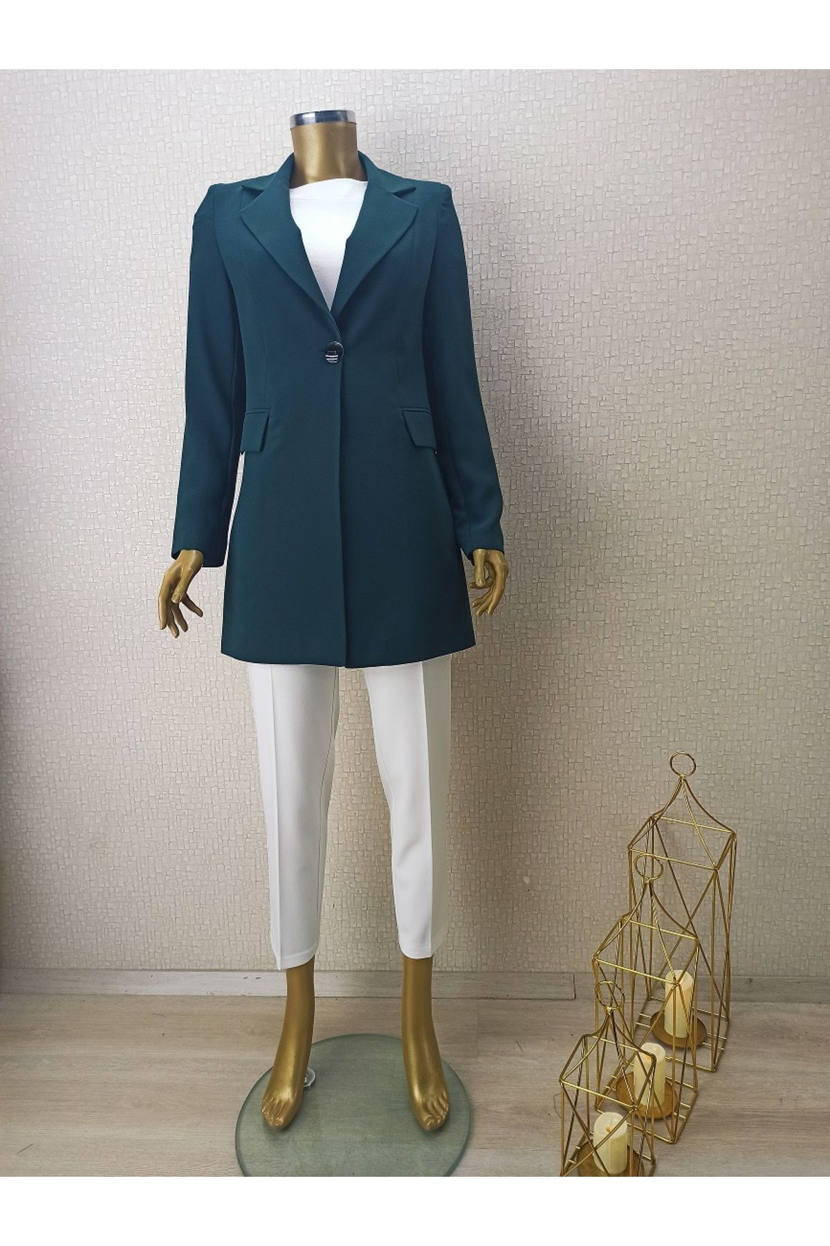 ELİF ERGÜN TEKSTİL QYS BLAZER CEKET 6006 #22-07#