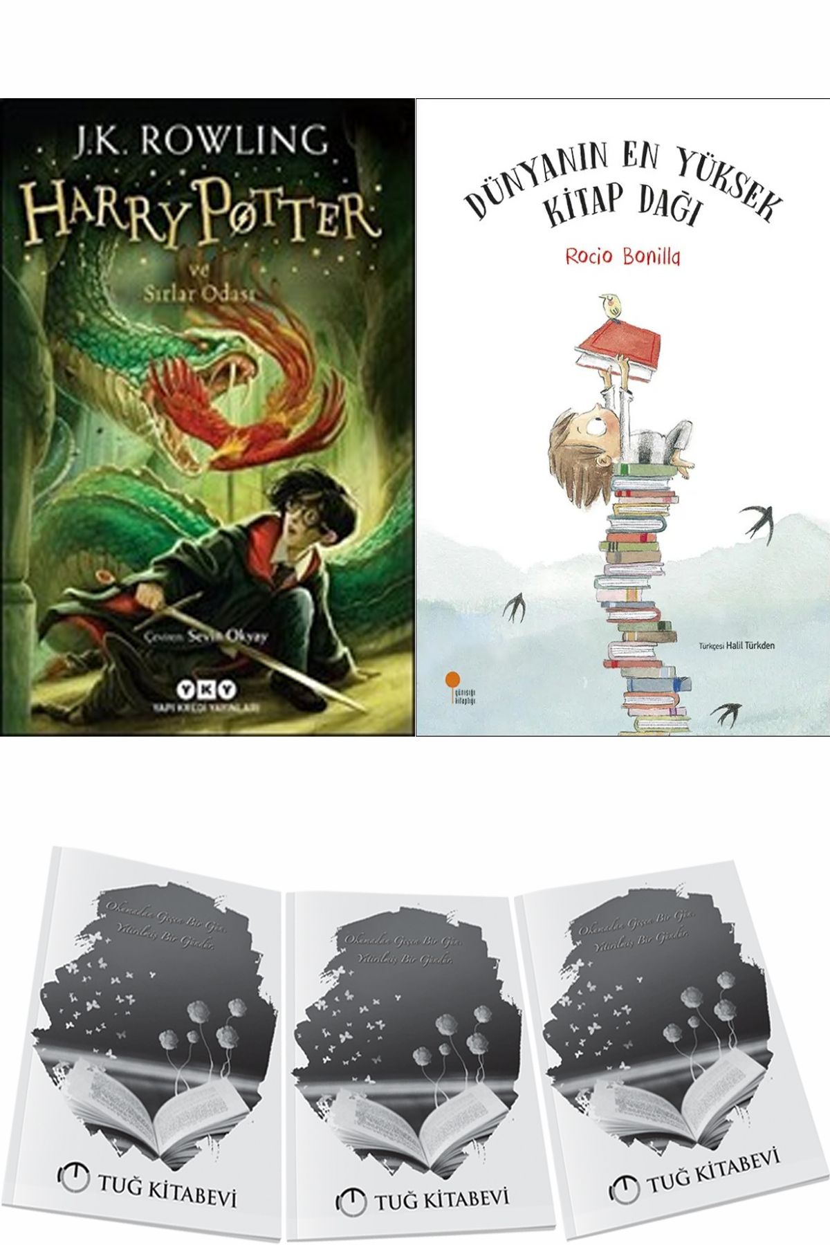 Yapı Kredi Yayınları Harry Potter ve Sırlar Odası ve Dünyanın En Yüksek Kitap Dağı + Hediyeli