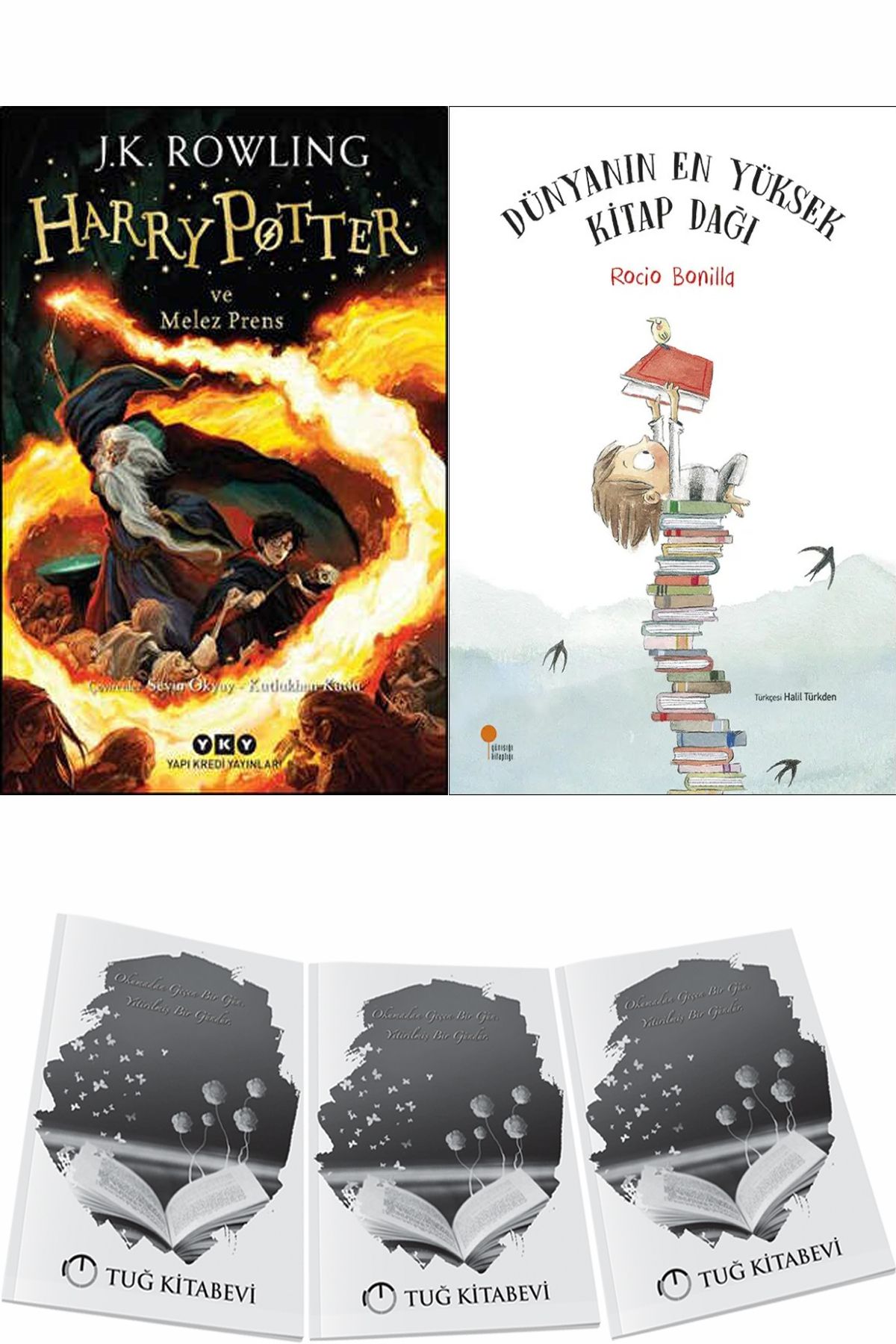 Yapı Kredi Yayınları Harry Potter ve Melez Prens ve Dünyanın En Yüksek Kitap Dağı + Hediyeli