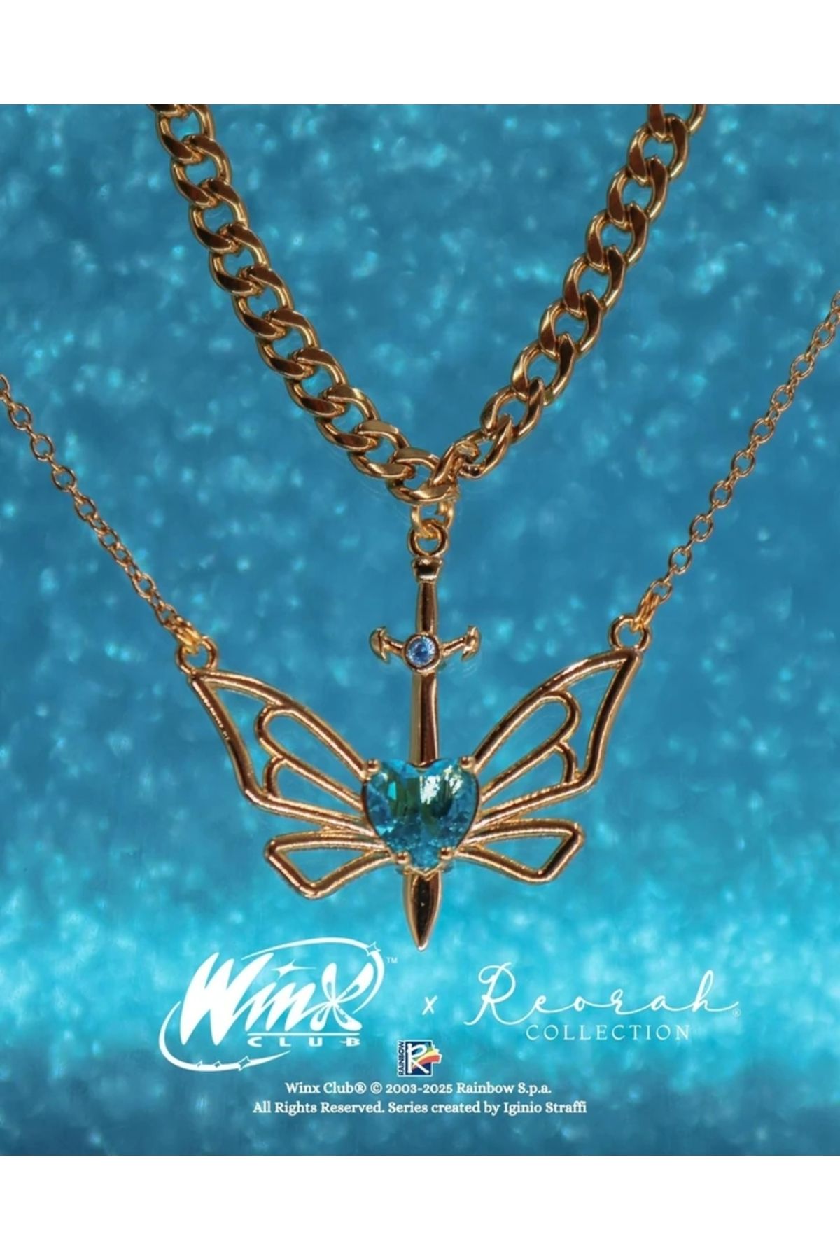 Reorah Collection Winx Club® Bloom ve Sky Çift Kolyesi