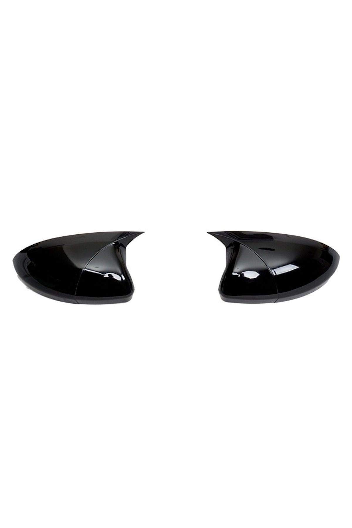 ideal STORE-Set 2 Capace Oglinzi tip BATMAN idealSTORE pentru Volkswagen Caddy 2015-2020, culoare Piano Black - 1