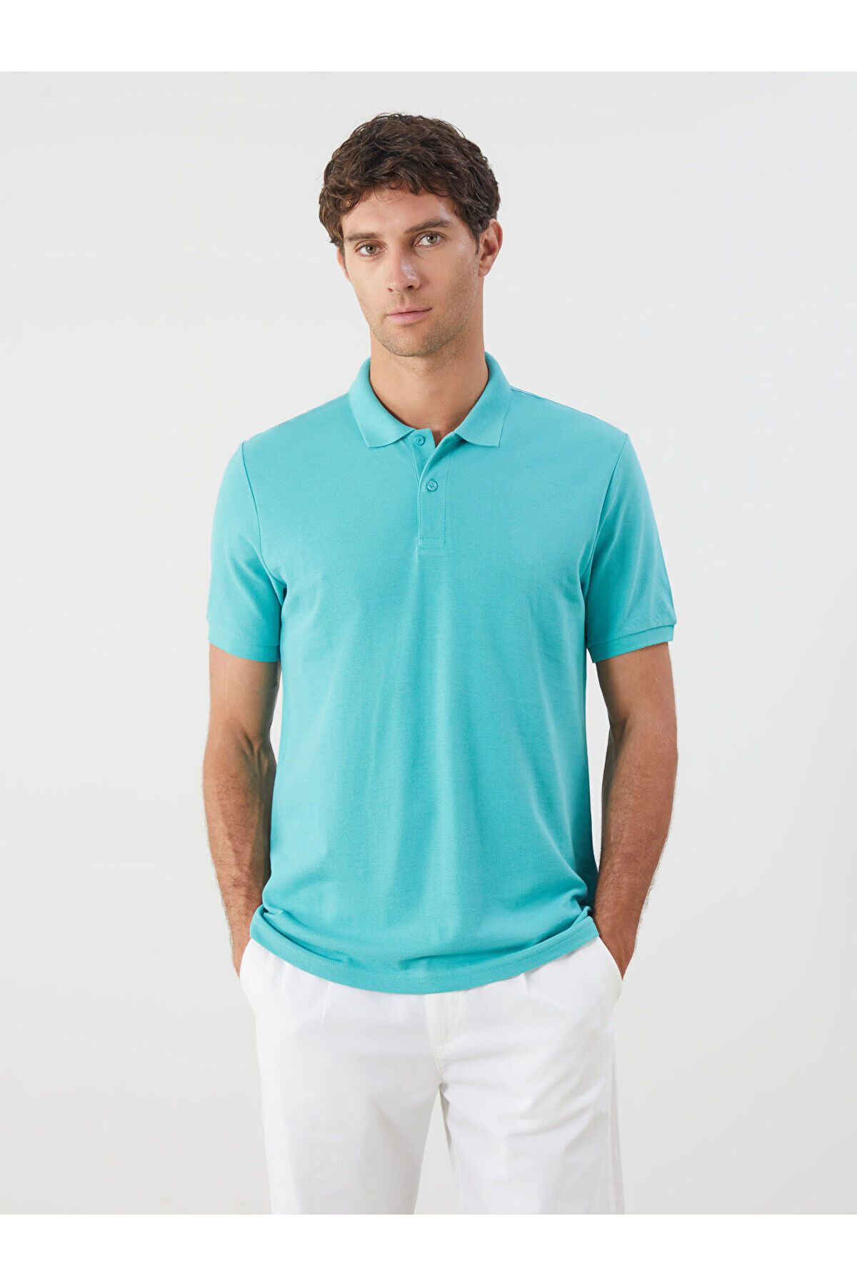 LC Waikiki Polo Yaka Kısa Kollu Pike Erkek Tişört