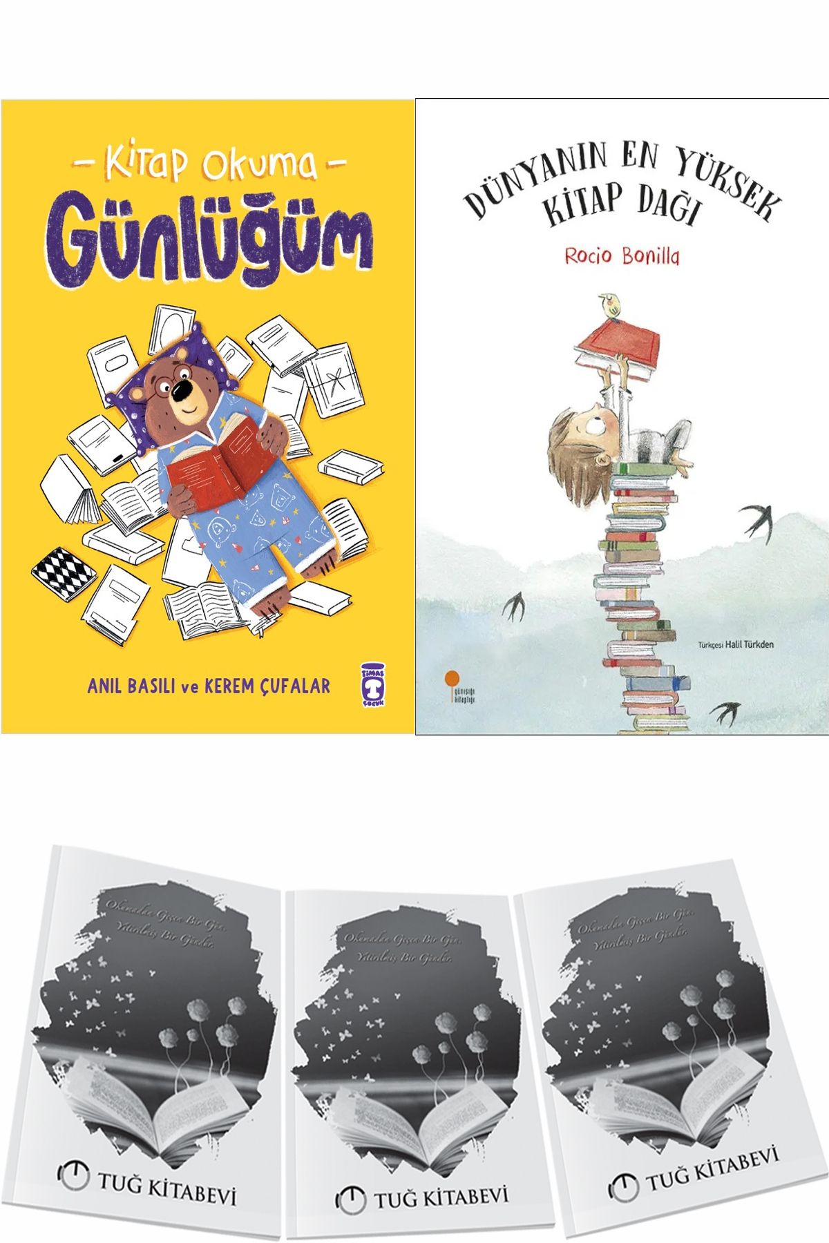 Timaş Çocuk Kitap Okuma Günlüğüm ve Dünyanın En Yüksek Kitap Dağı + Hediyeli