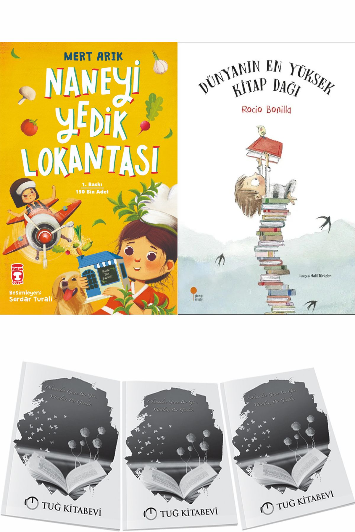 Timaş Çocuk Naneyi Yedik Lokantası ve Dünyanın En Yüksek Kitap Dağı + Hediyeli