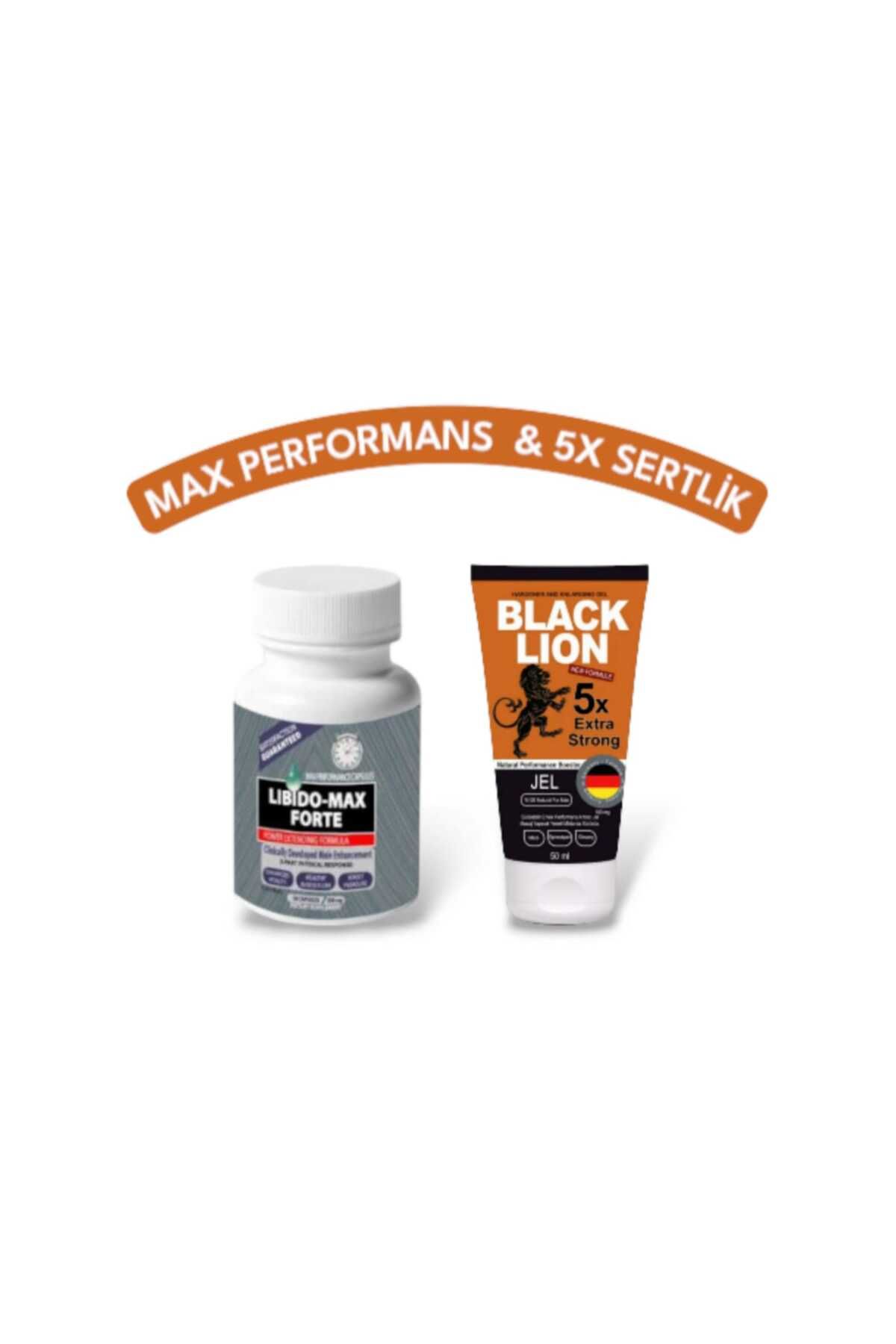 Strong Bull Store Libido Max Forte 30’lu + Black Lion Ginsengli Krem 50 ml Erkek Performansı Yükselten Kombin Paketi