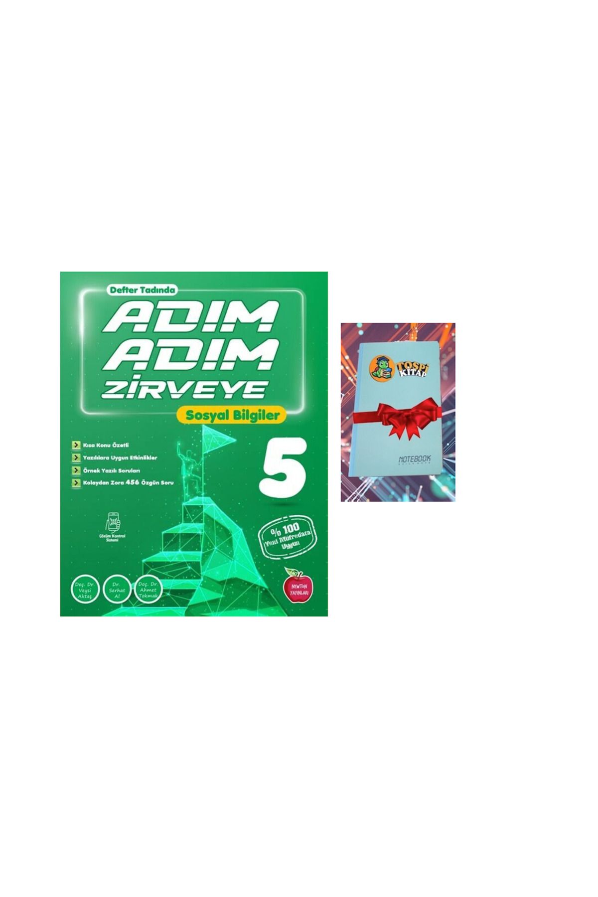 Newton Yayınları 5.Sınıf Adım Adım Zirveye SOSYAL BİLGİLER (YENİ) ( NOT DEFTERİ HEDİYE)