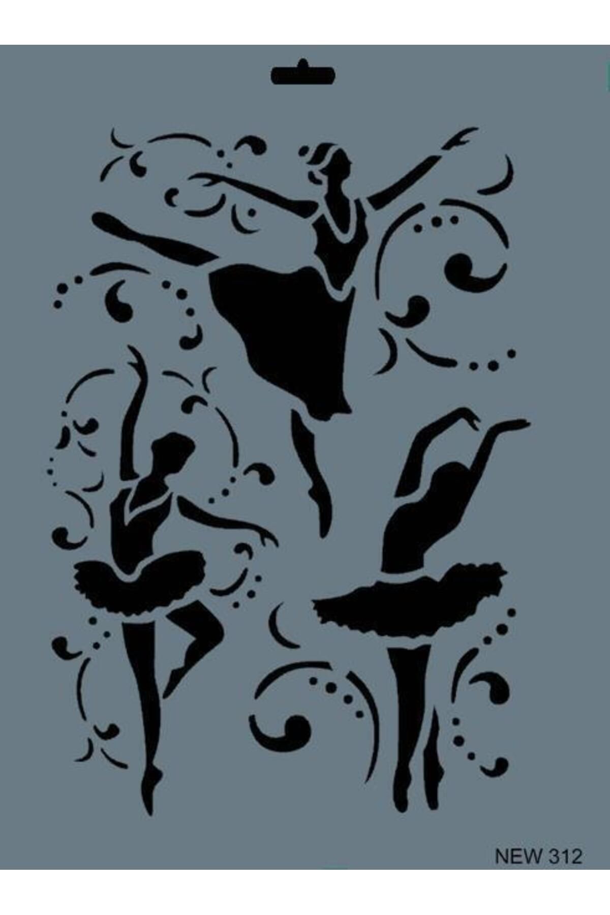 Zayla Rich New Seri N-312 Stencil 35x25 cm