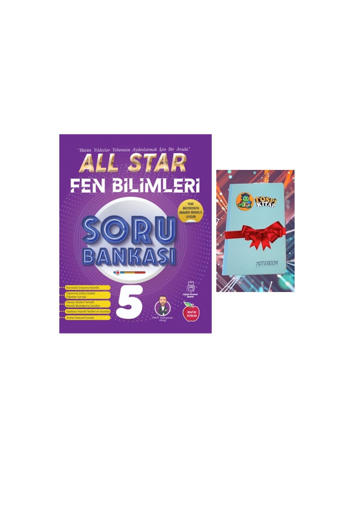 Newton Yayınları 5.All Star FEN BİLİMLERİ Soru Bankası ( NOT DEFTERİ HEDİYE)