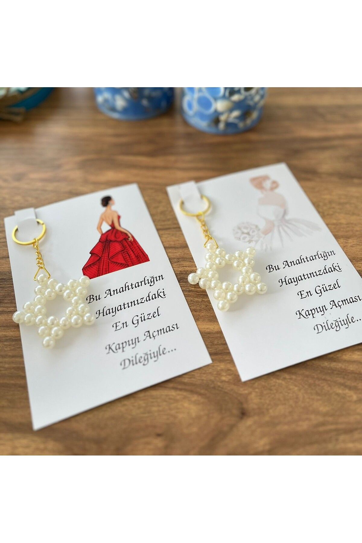 mihi hediyelik 10 adet Yıldız Anahtarlık Bride, kına Hediyelik, Bekarlığa Veda, Söz Nişan Hediyelik nikah