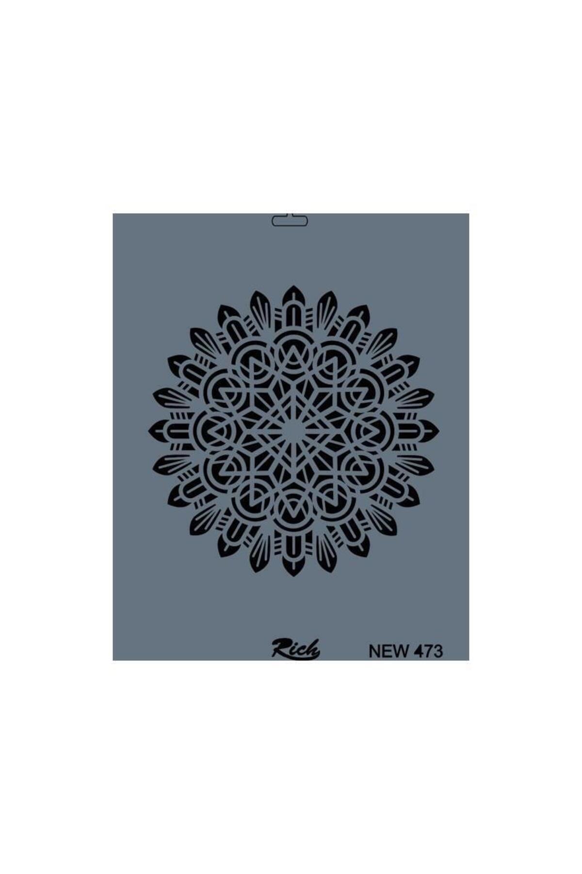Zayla Rich New Seri N-473 Stencil 35x25 cm