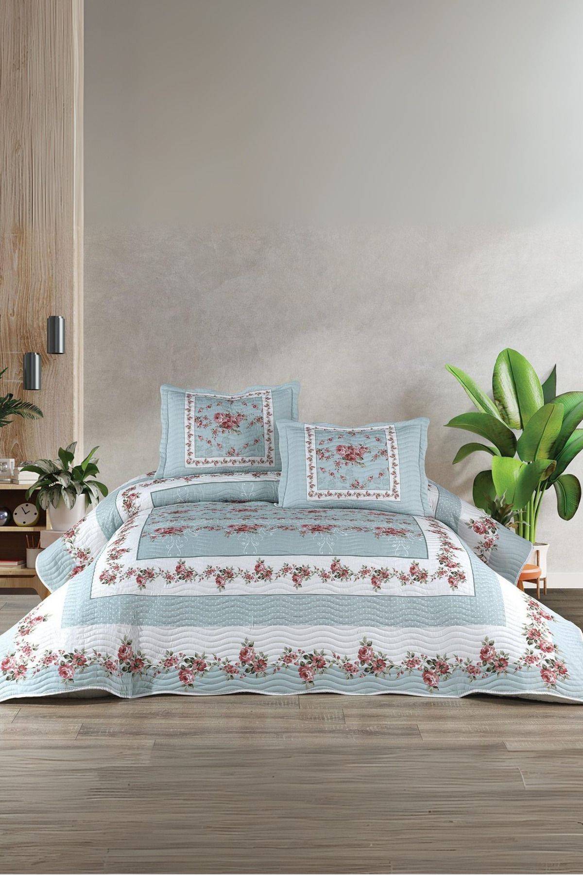 BELENAY HOME Veraluna 3 Parça Çift Kişilik Yatak Örtüsü Takımı – Pike Set