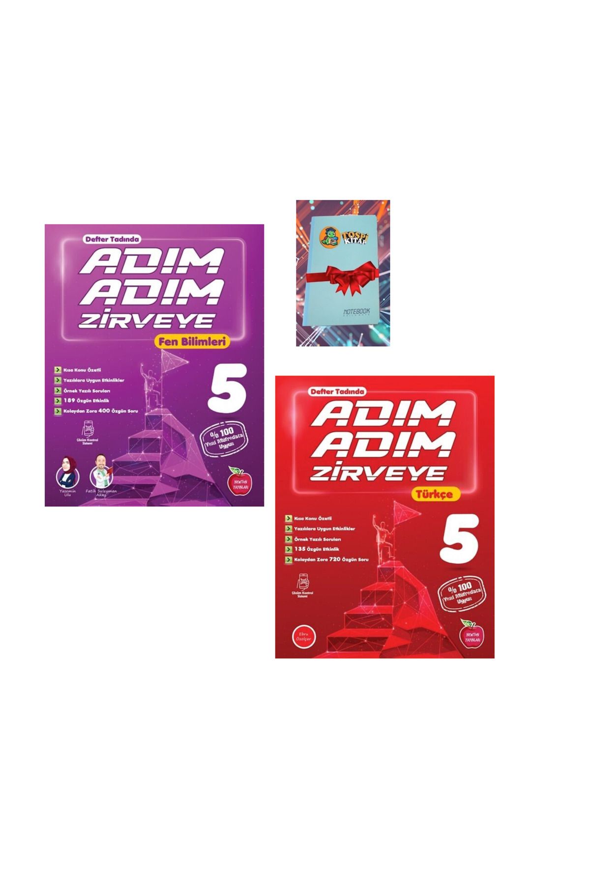 Newton Yayınları 5.Sınıf Adım Adım Zirveye Fen Bilimleri + TÜRKÇE (YENİ) ( NOT DEFTERİ HEDİYE)