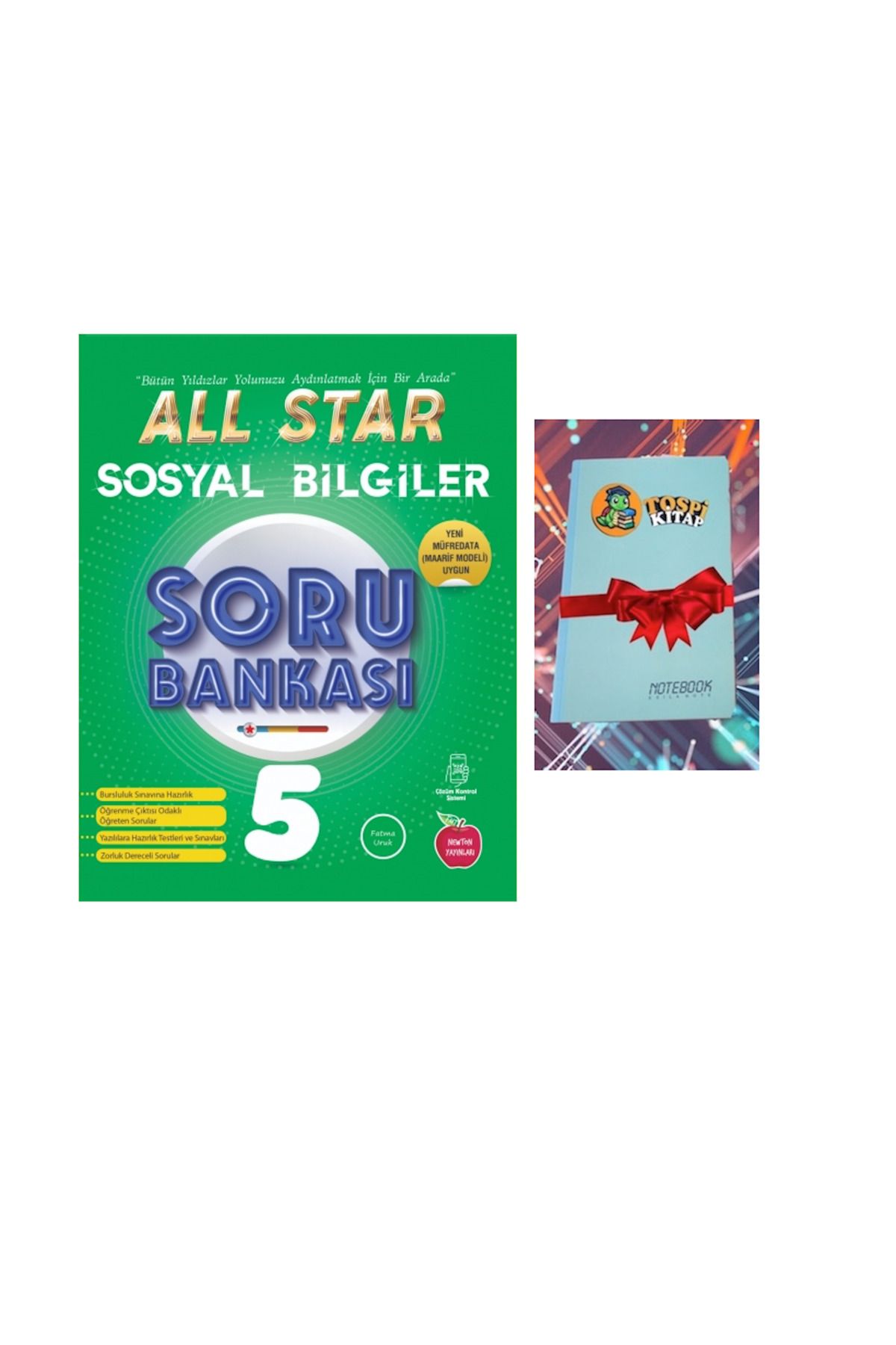 Newton Yayınları 5.All Star SOSYAL BİLGİLER Soru Bankası ( NOT DEFTERİ HEDİYE)