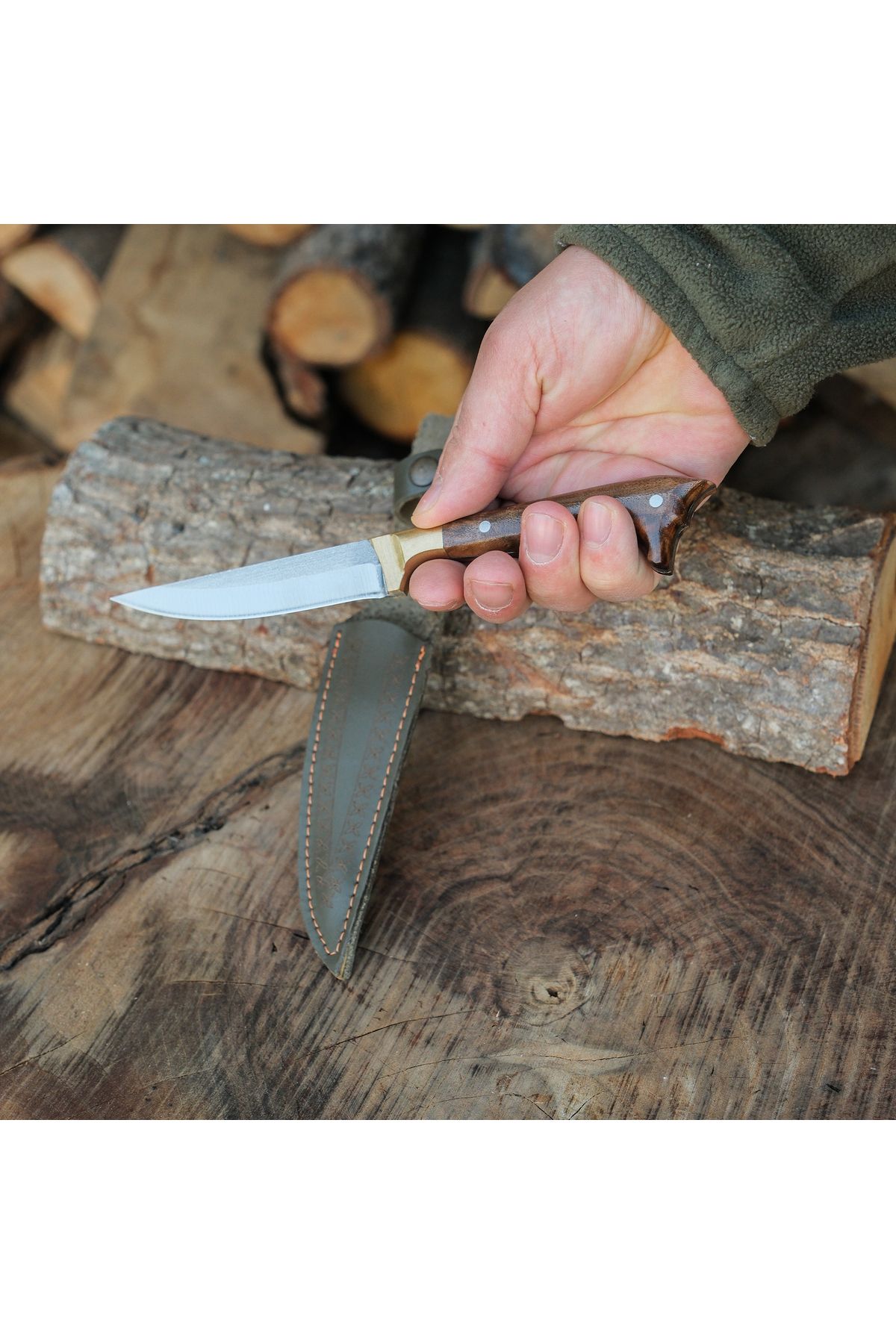 kösemehmet Bushcraft 23 Cm - Kurtbaşlı
