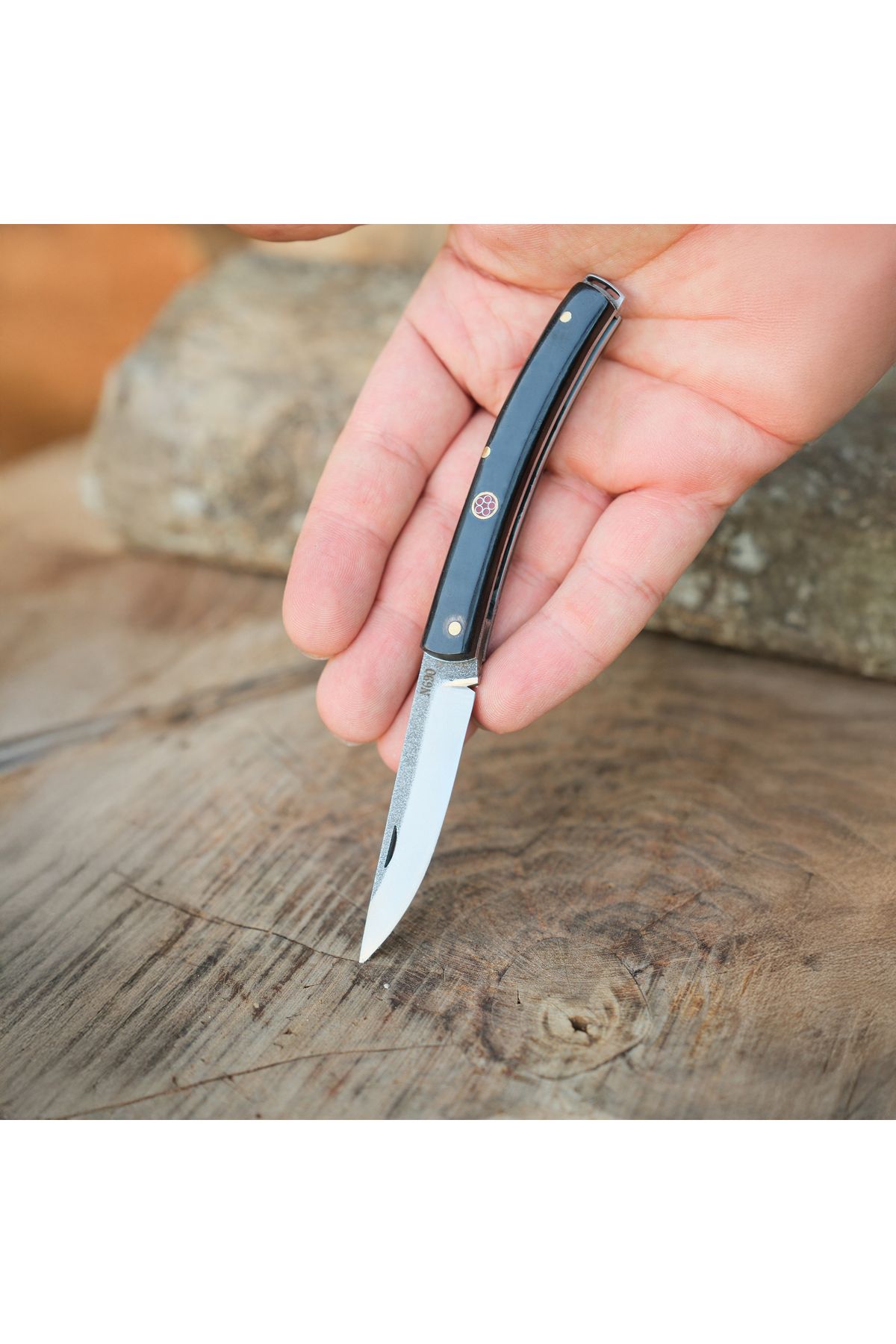 kösemehmet Katlanır Model 14 Cm - Kemik Sap