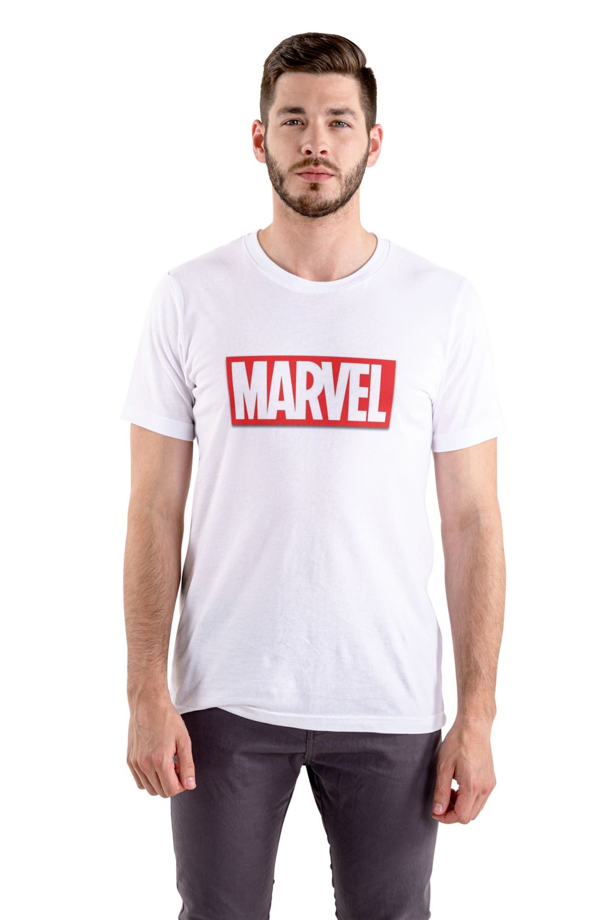 SEKİZELLİİKİ Marvel Baskılı Tişört
