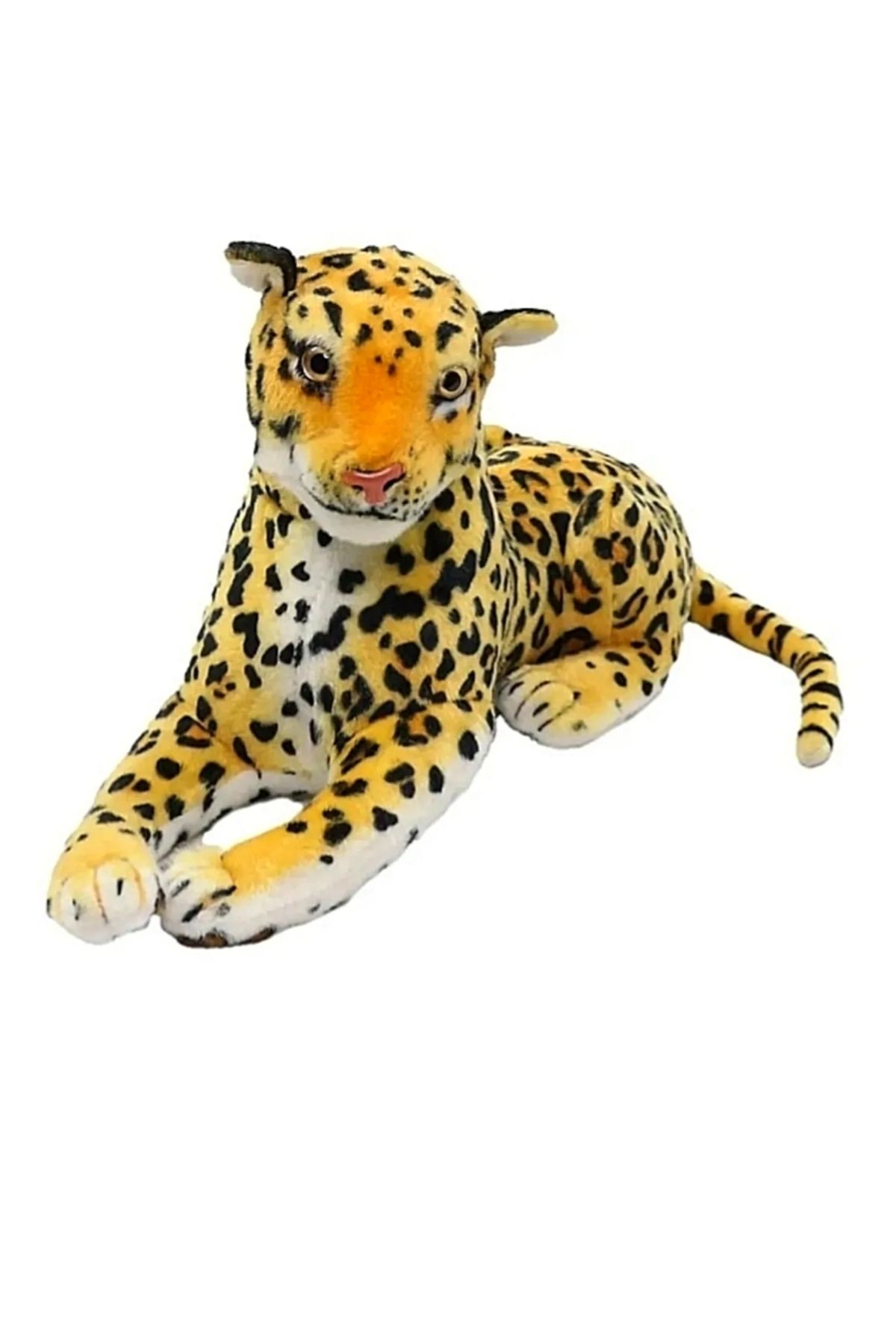 Şeker Adası Küçük Boy Peluş Leopar 30 Cm ( SES ÖZELLİĞİ YOK ) Oyuncak Aslan Kaplan