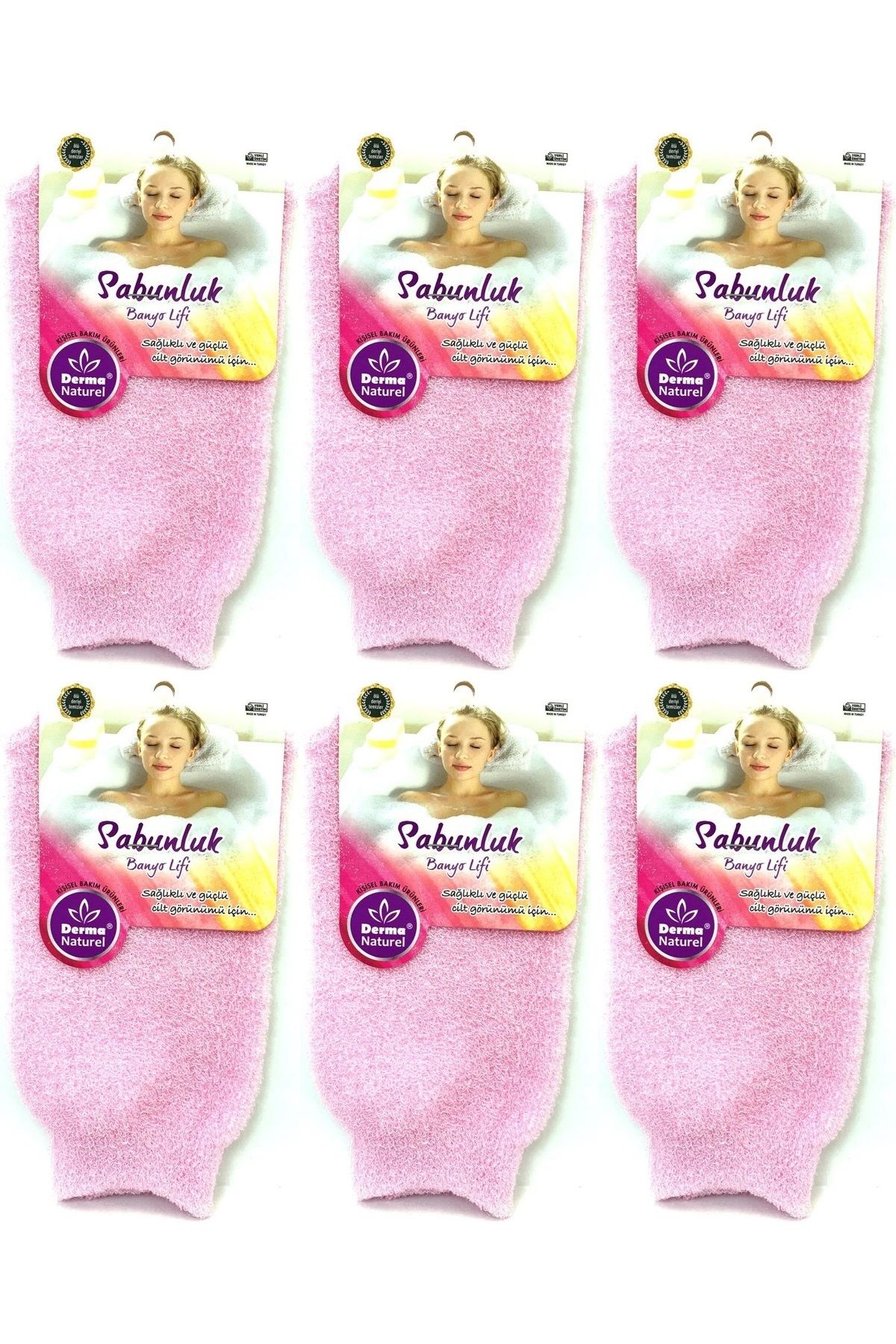 Derma Naturel Sabunluk Banyo Lifi MS-30 (6 Lı Set)